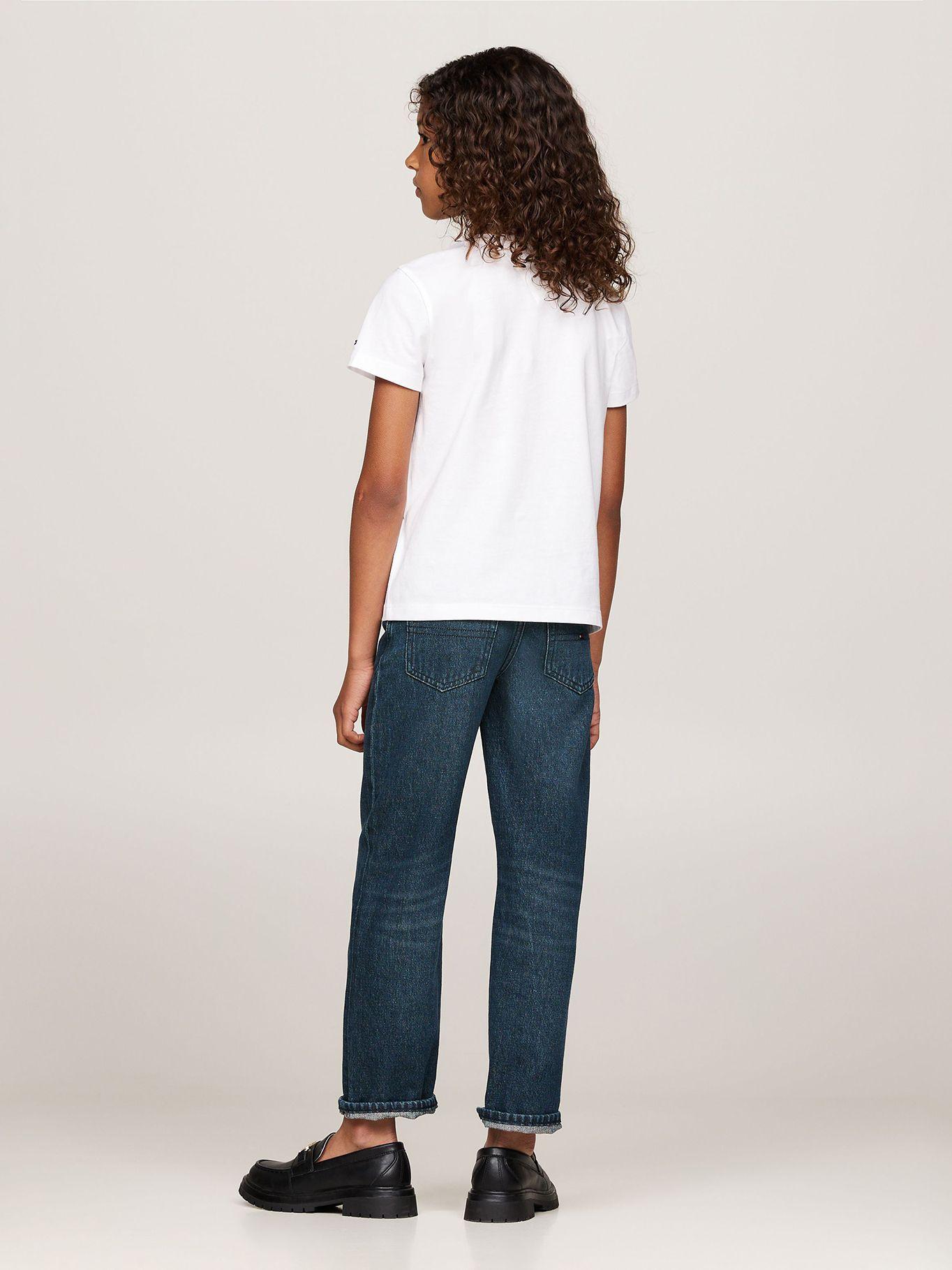 Polera De Niña Con Logo Nyc Blanco Tommy Hilfiger-2