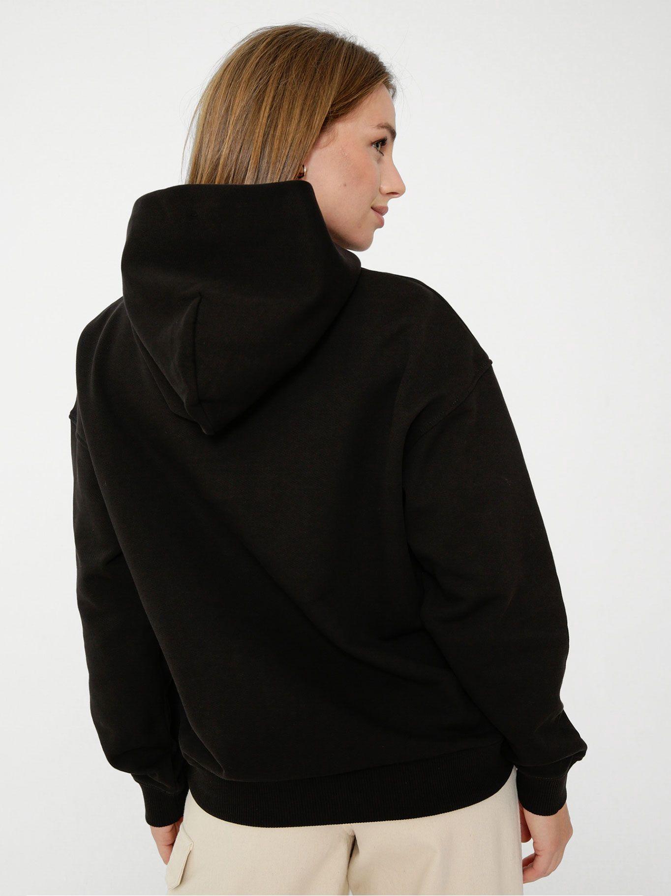 Polerón Hoodie Oversize College Negro Tommy Jeans-1
