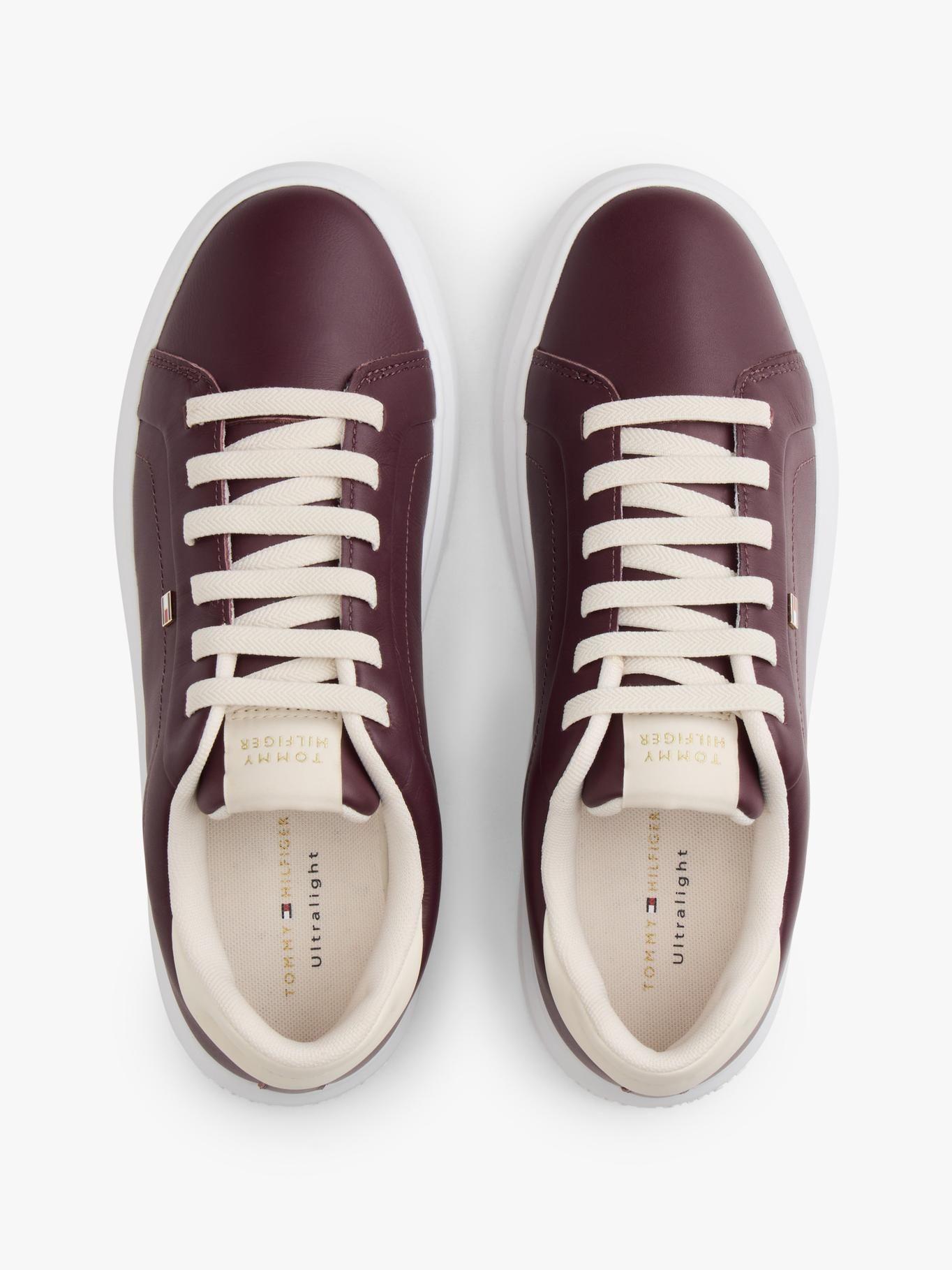 Zapatillas Court Light Weight Tommy Hilfiger Burdeo-2