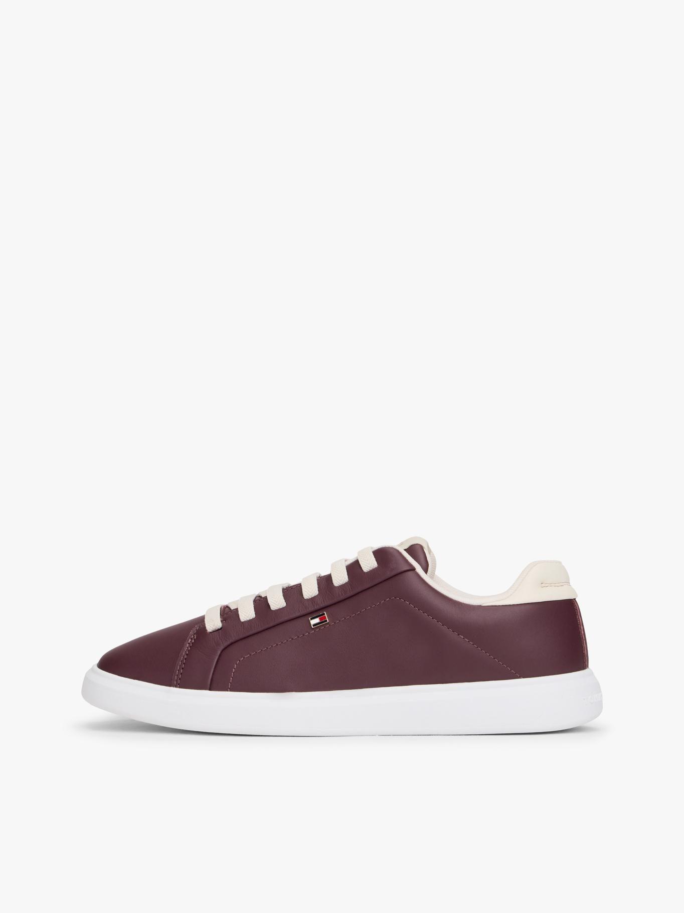 Zapatillas Court Light Weight Tommy Hilfiger Burdeo-5