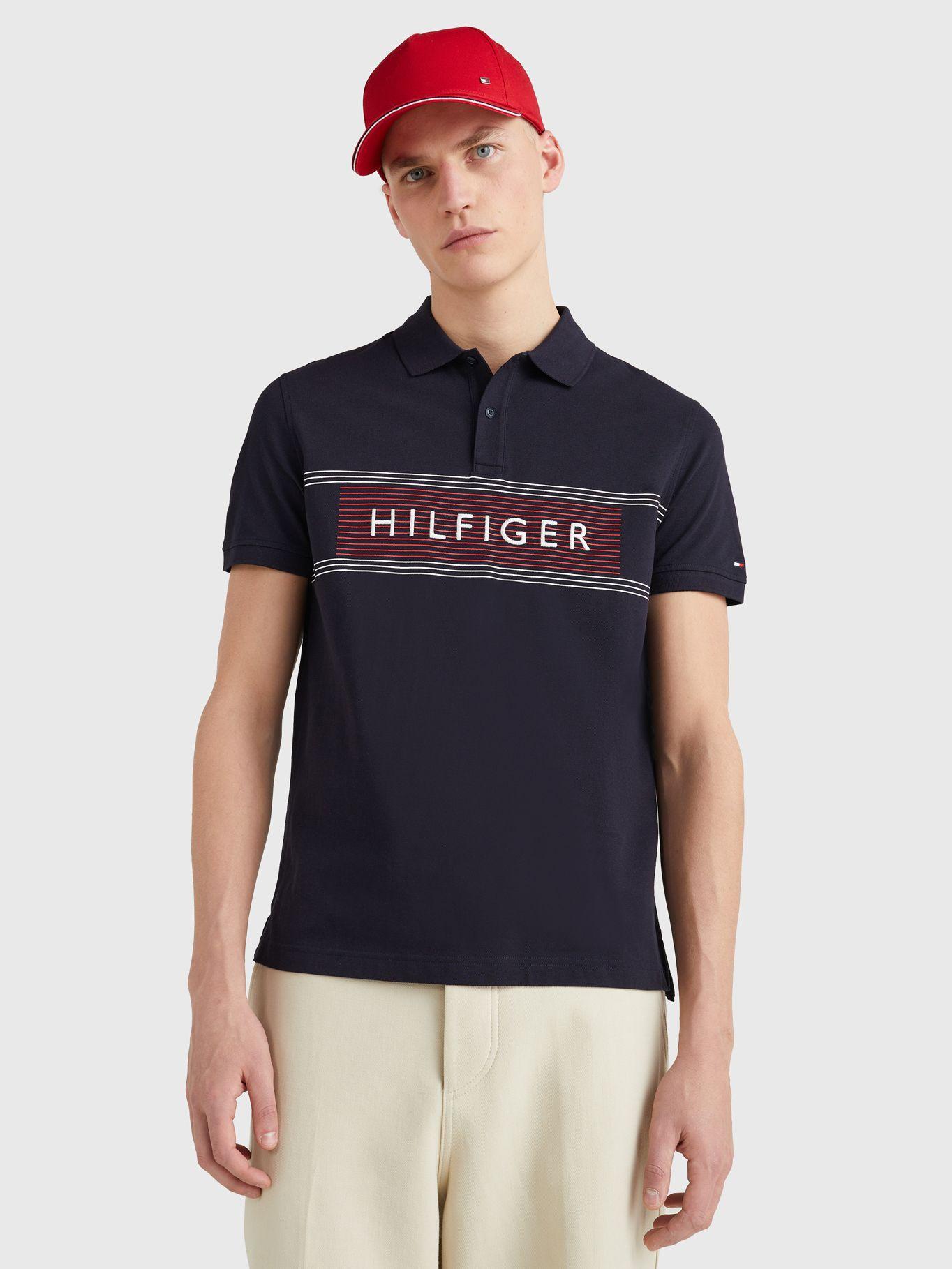 Polo Regular Fit  Con Logo Azul Tommy Hilfiger-0
