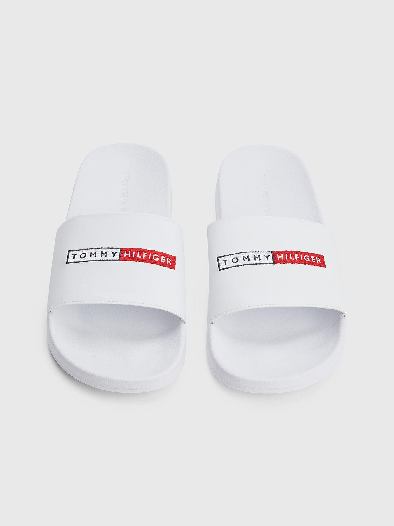 Sandalias Con Logo Block Color Blanco Tommy Hilfiger-4