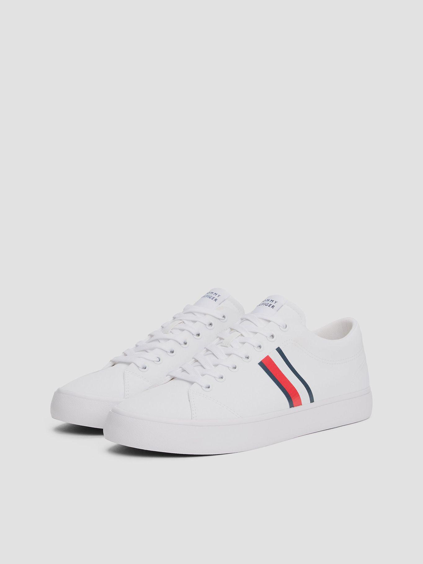 Zapatillas Con Logo En La Cinta Blanco Tommy Hilfiger-0