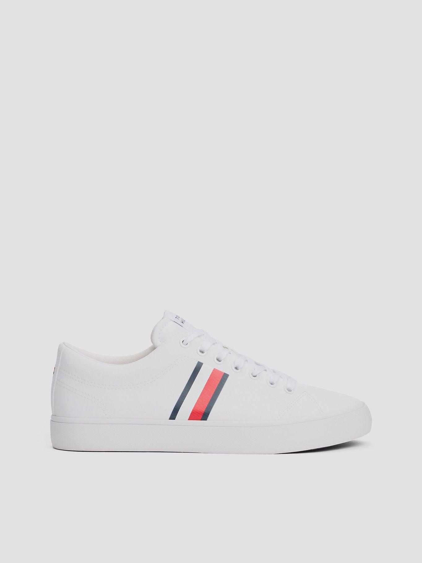 Zapatillas Con Logo En La Cinta Blanco Tommy Hilfiger-4