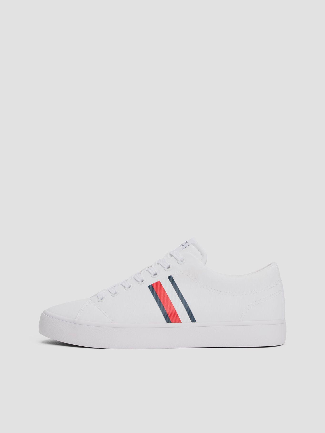 Zapatillas Con Logo En La Cinta Blanco Tommy Hilfiger-5