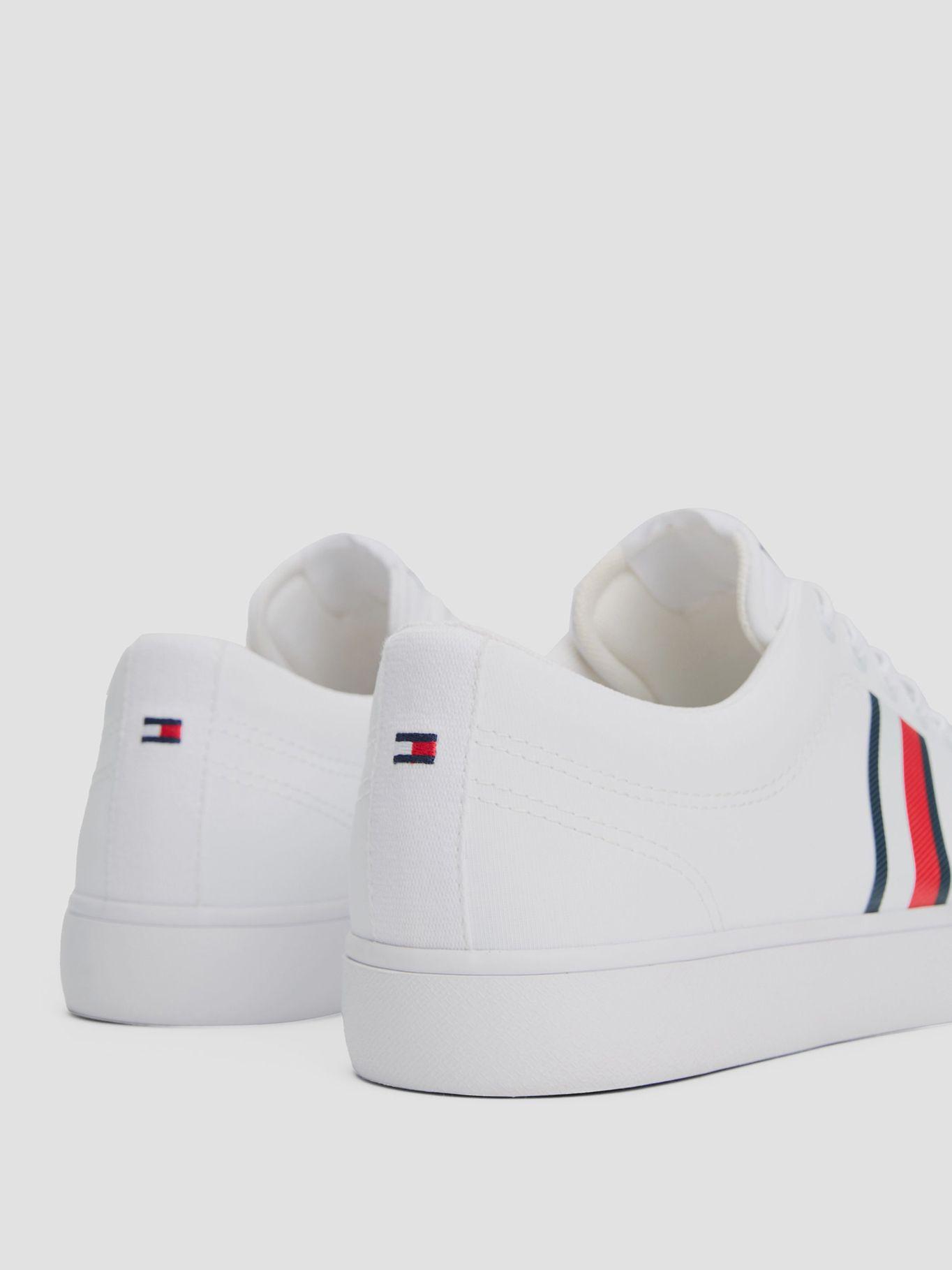 Zapatillas Con Logo En La Cinta Blanco Tommy Hilfiger-6