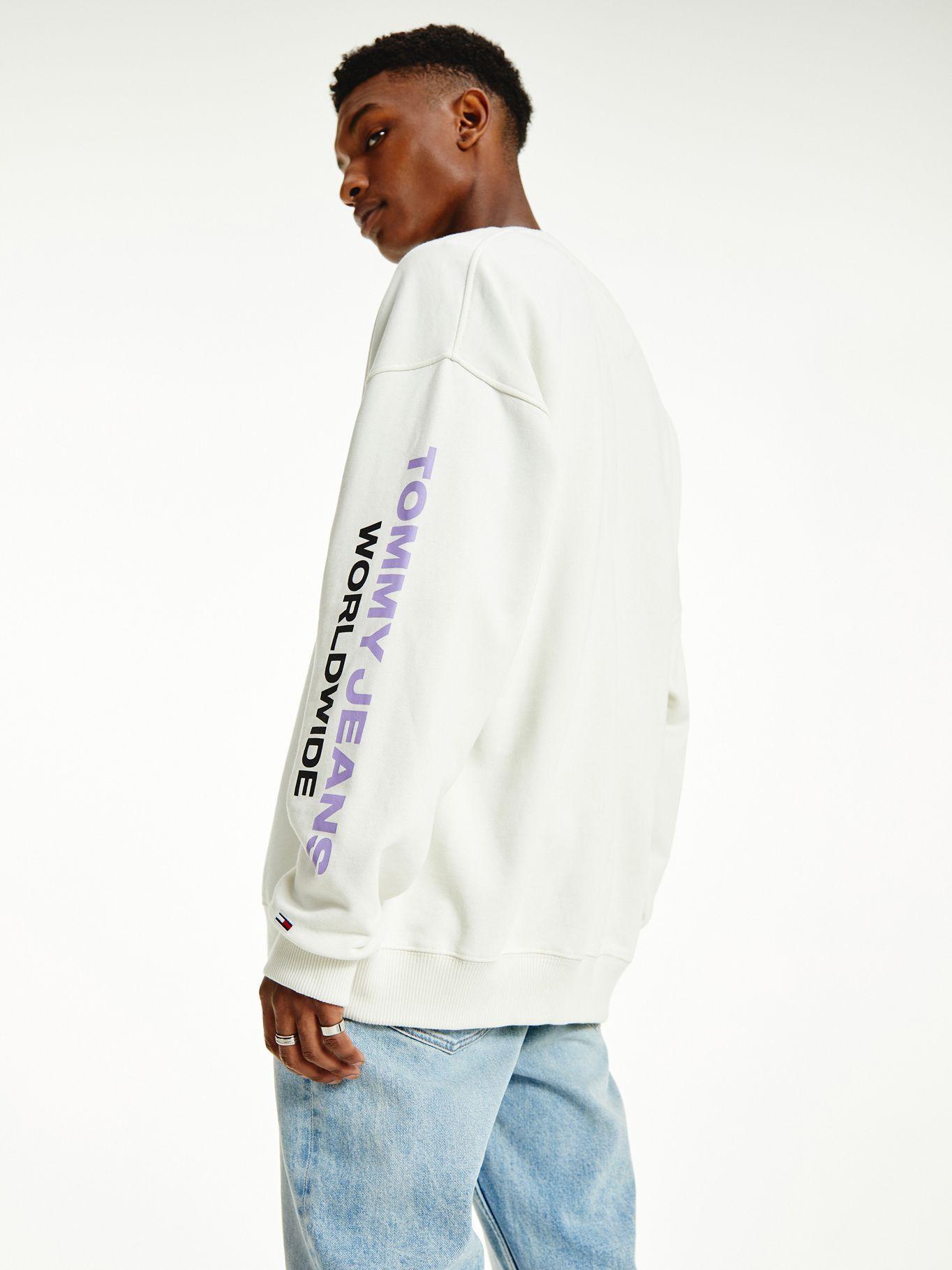 Polerón Logos Unity Crema Tommy Jeans MY2-1