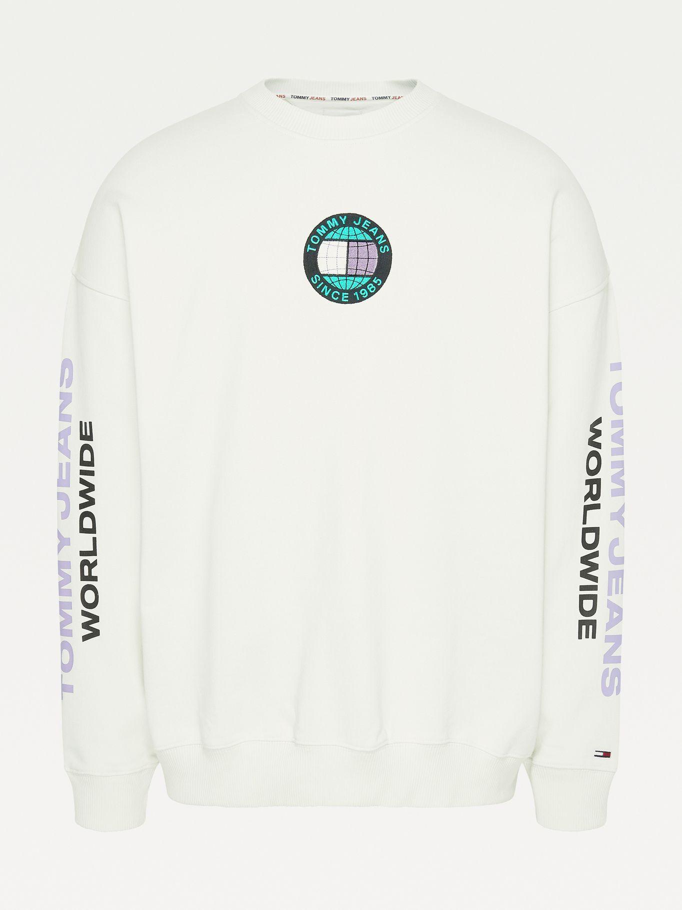 Polerón Logos Unity Crema Tommy Jeans MY2-3