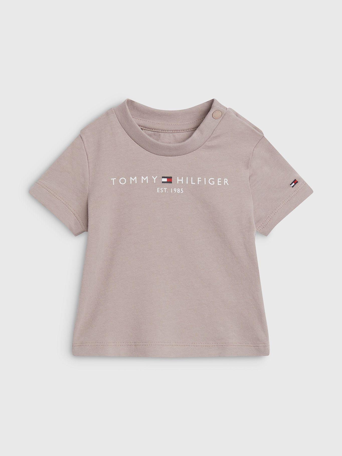Polera Baby Unisex Essential Beige Tommy Hilfiger-0