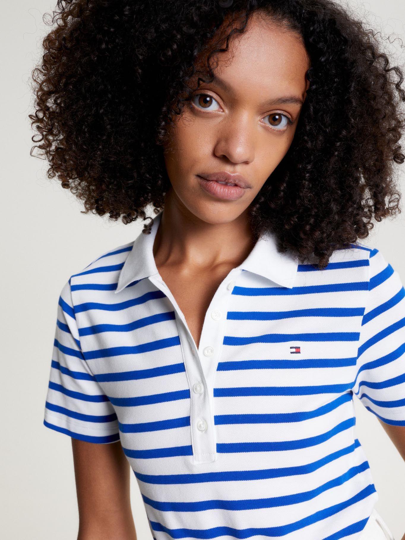 Polo Slim De Rayas 1985 Collection Azul Tommy Hilfiger-3