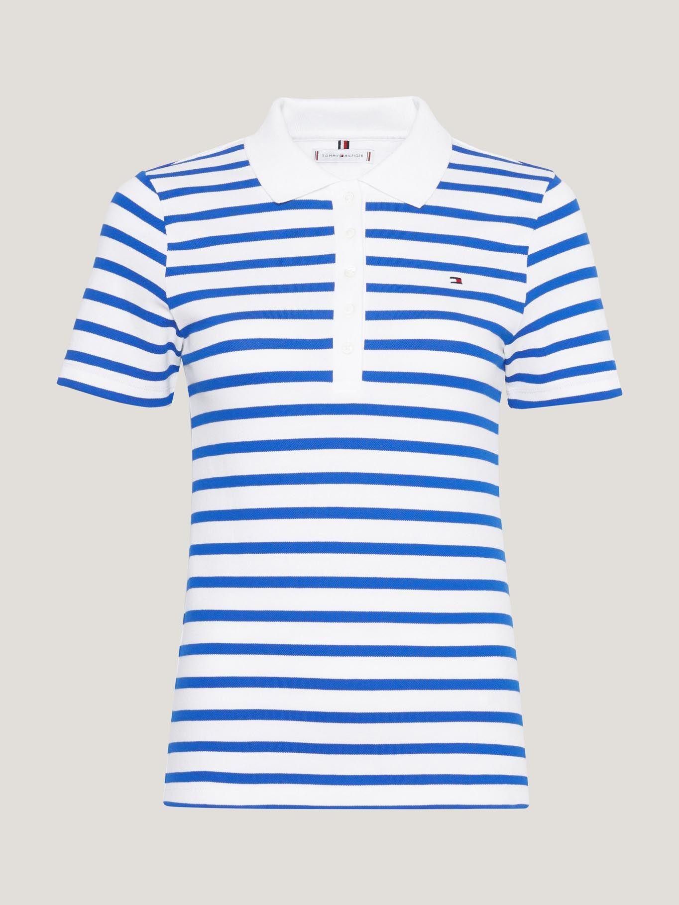 Polo Slim De Rayas 1985 Collection Azul Tommy Hilfiger-4