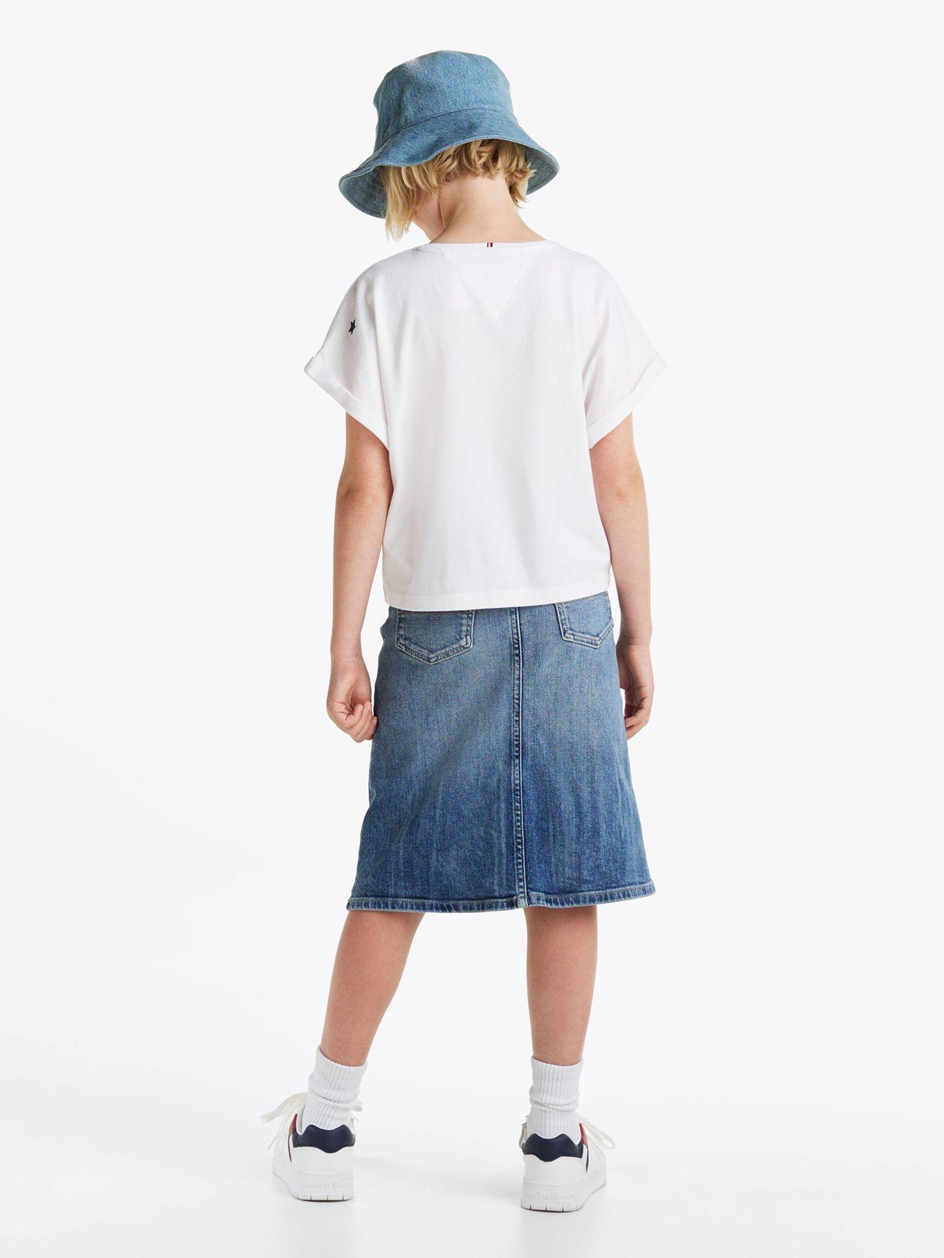 Polera Con Logo Bordado YBR Blanco Tommy Hilfiger-2