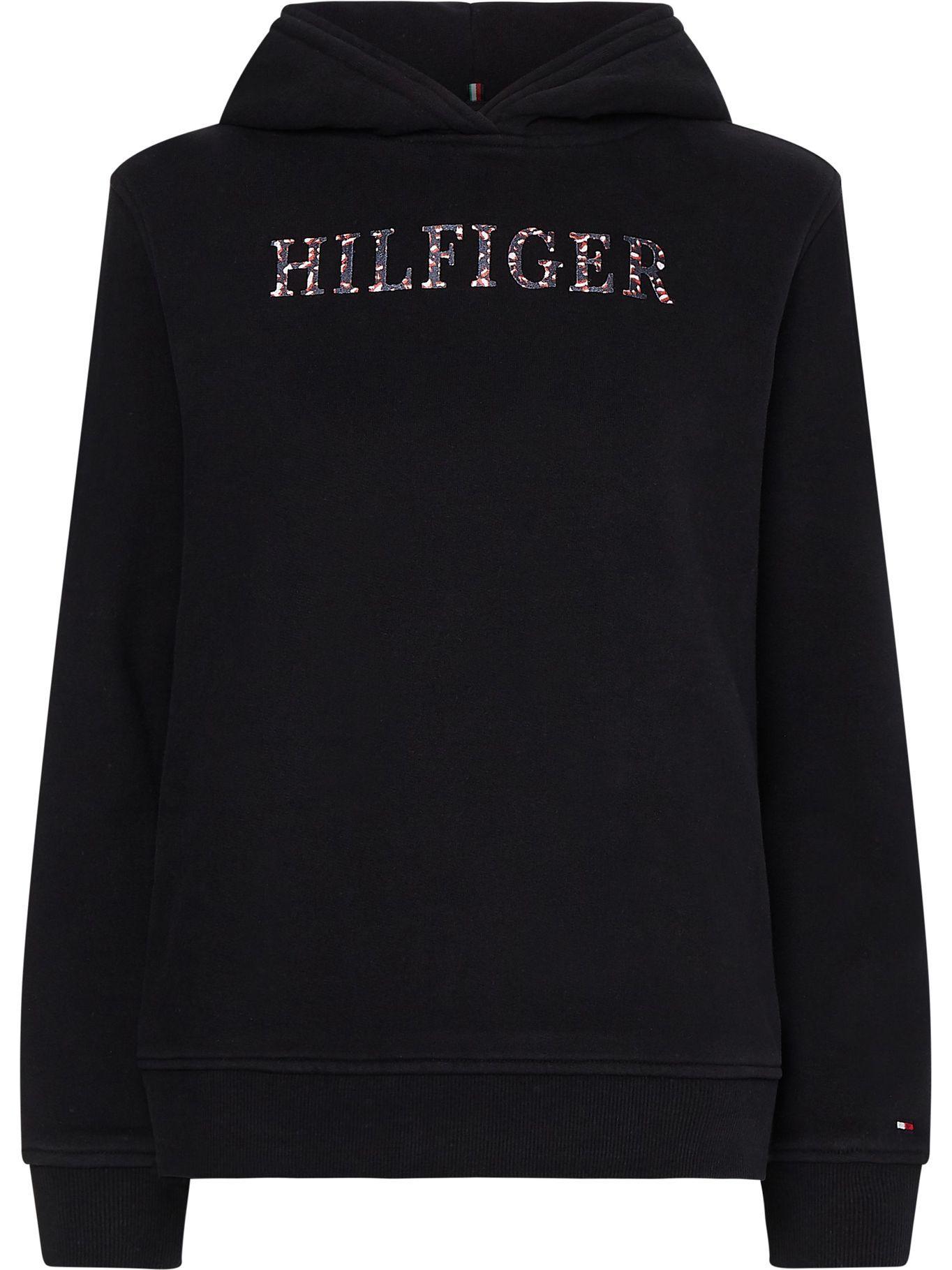 Polerón Hoodie Feather Negro Tommy Hilfiger F2-0