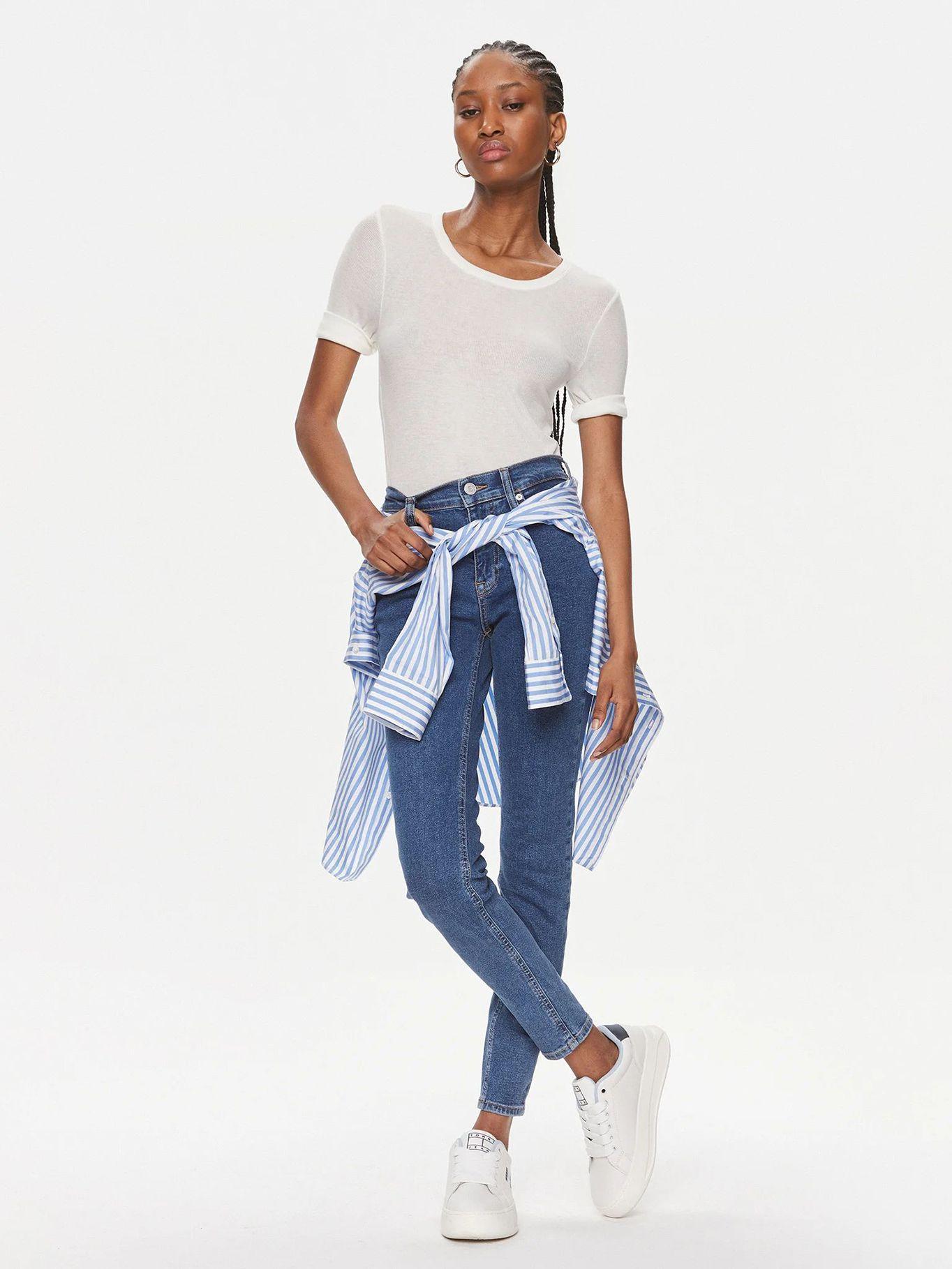 JEANS NORA SKINNY FIT LOGO AZUL TOMMY JEANS-1