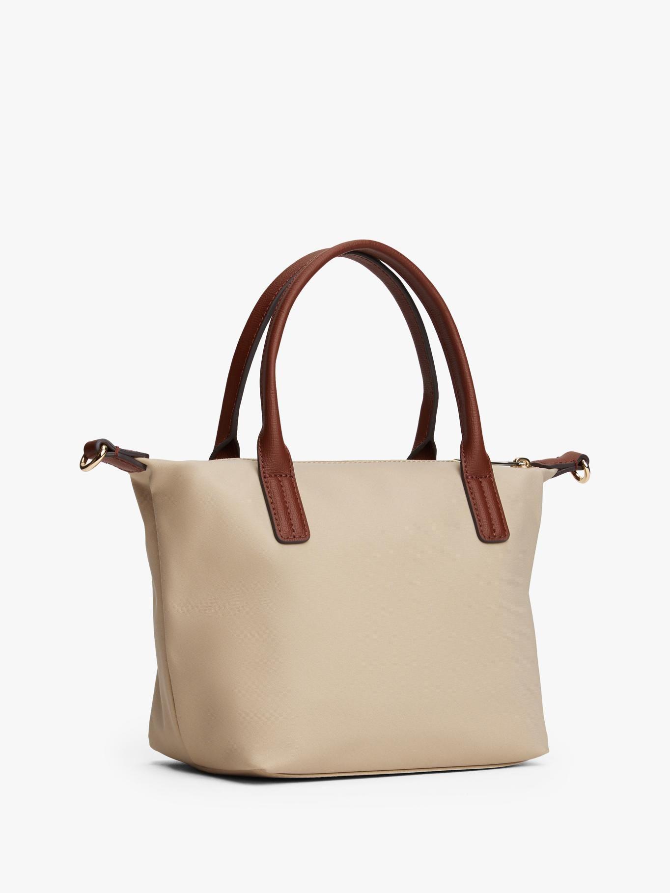 Tote Popette Con Logo Beige Tommy Hilfiger-2