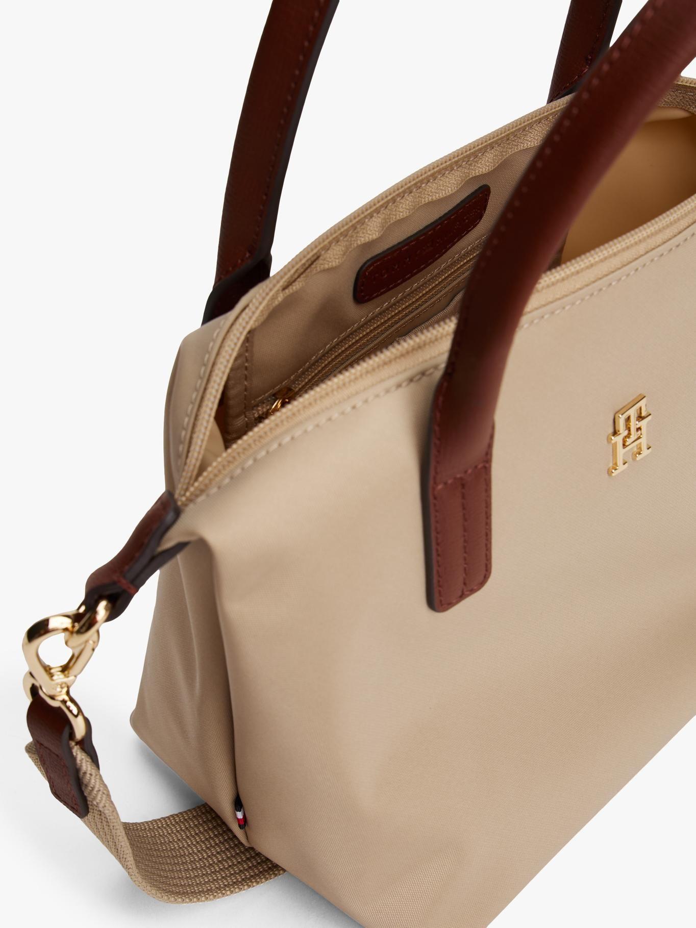 Tote Popette Con Logo Beige Tommy Hilfiger-3