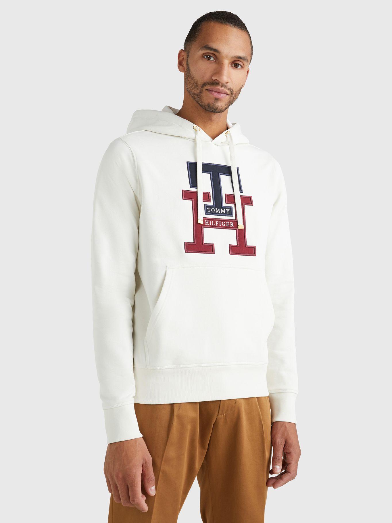 Polerón Hoodie Monogram Logo Blanco Tommy Hilfiger-0