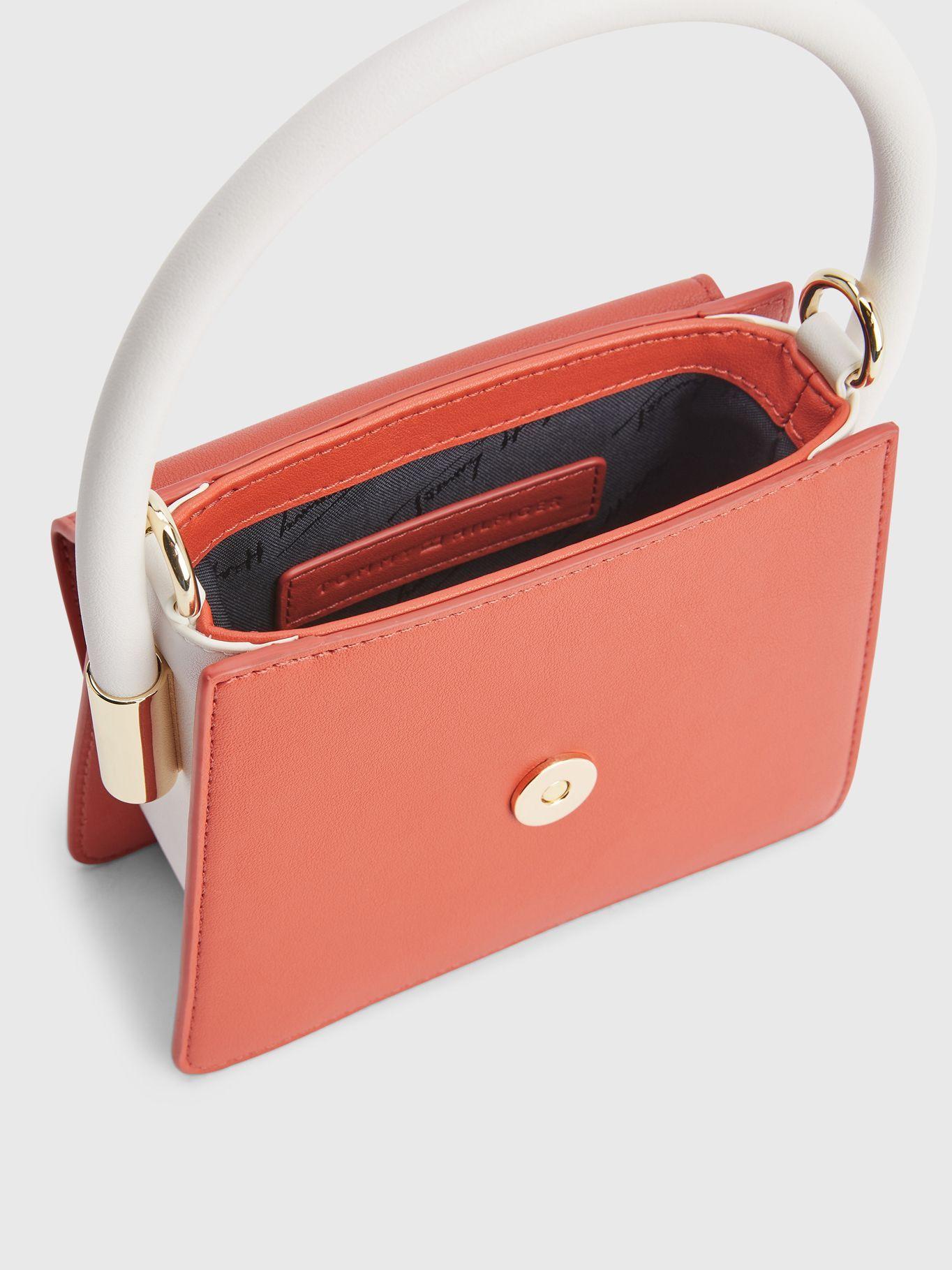 Cartera Iconic Signature Logo Naranjo Tommy Hilfiger-2