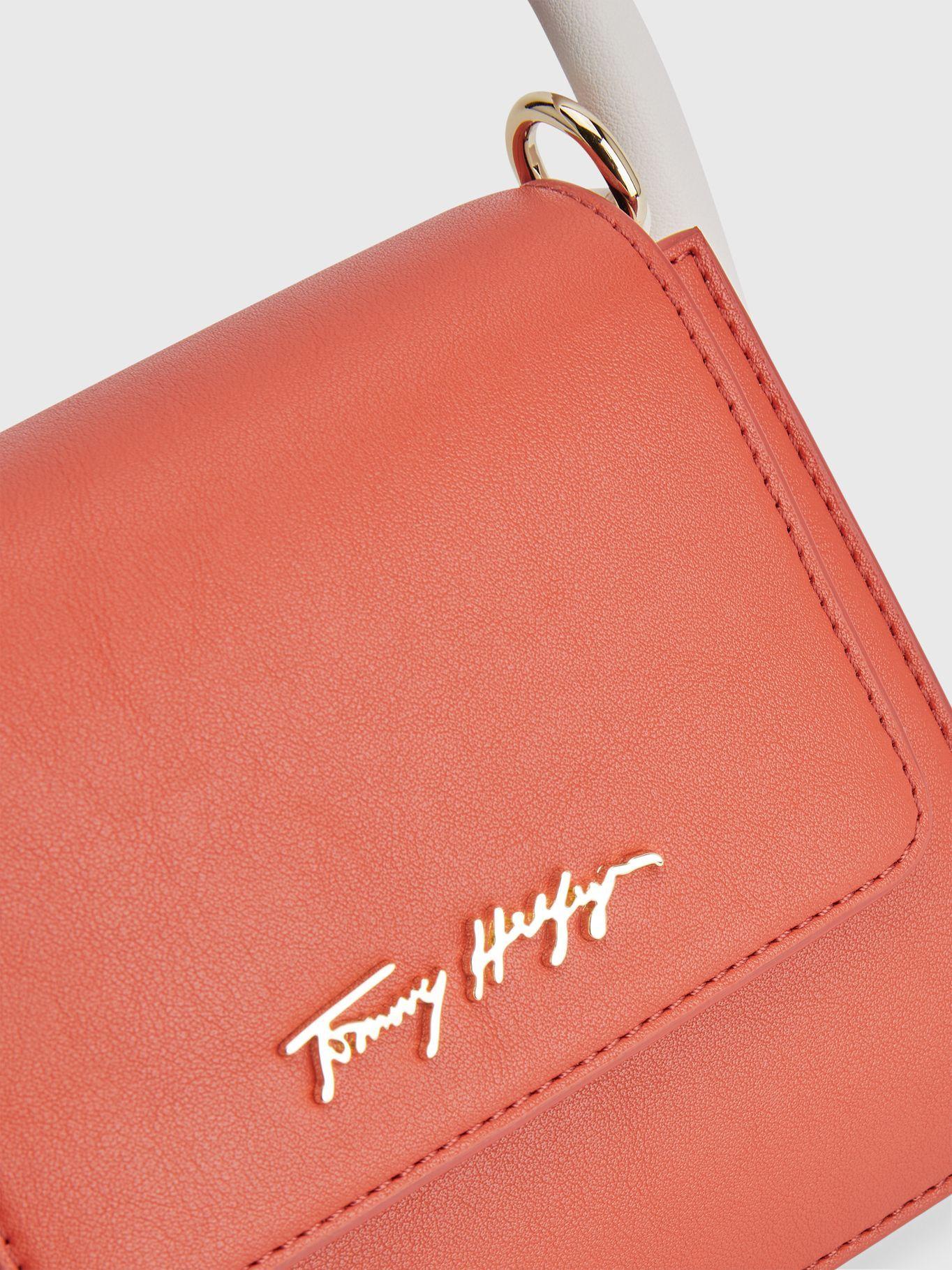 Cartera Iconic Signature Logo Naranjo Tommy Hilfiger-3