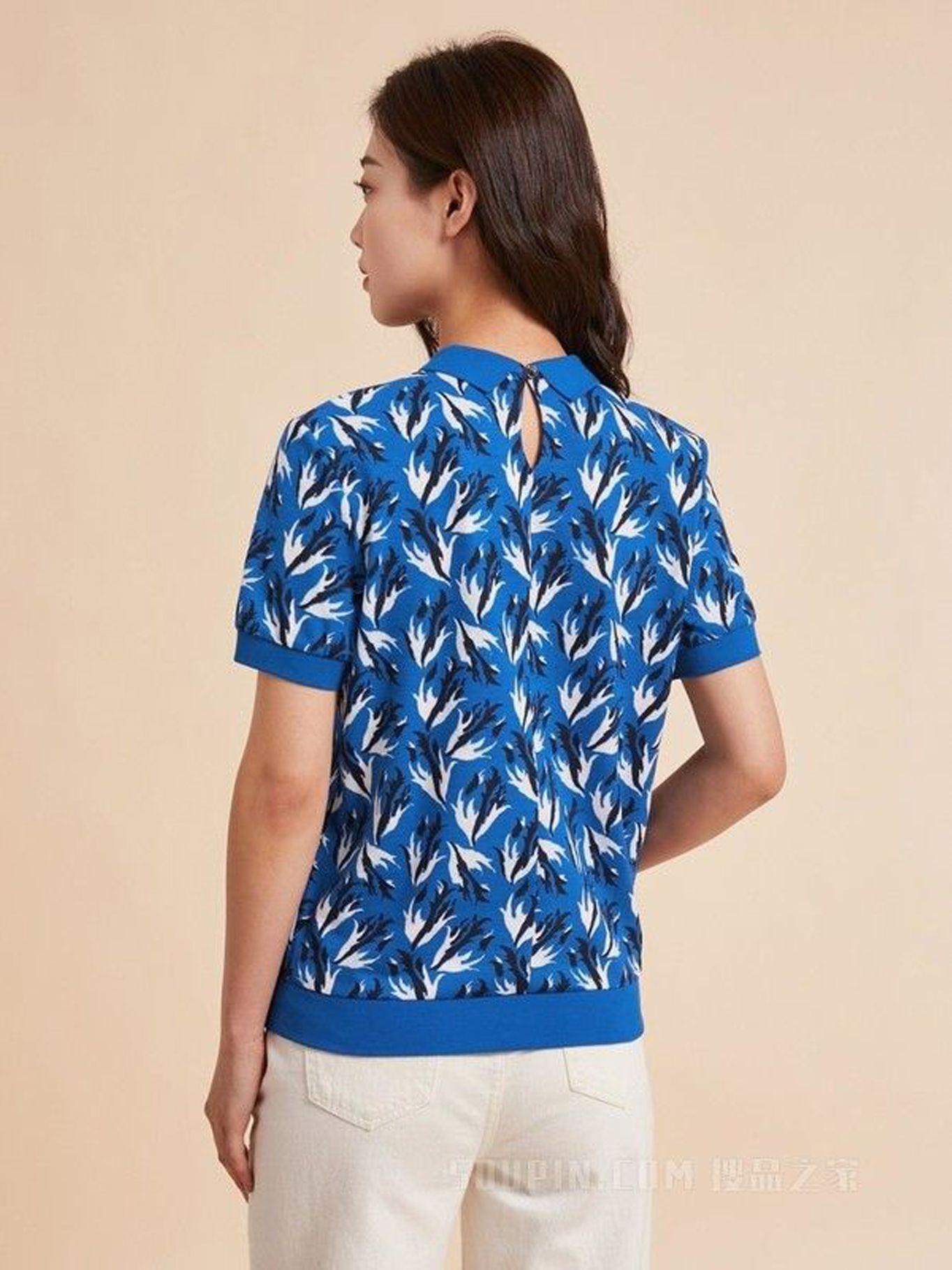 Polo Con Diseño Floral Azul Tommy Hilfiger-2