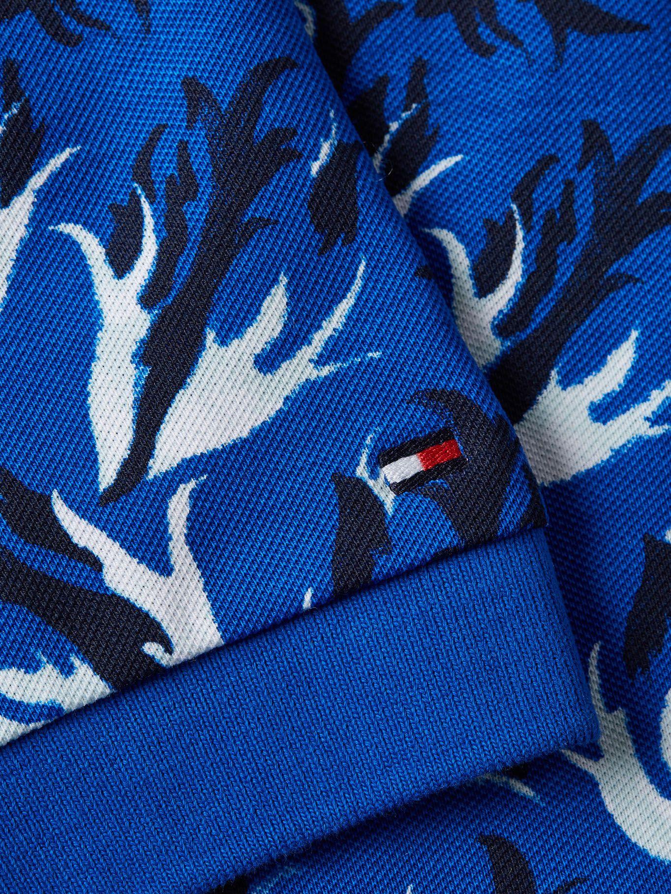 Polo Con Diseño Floral Azul Tommy Hilfiger-4