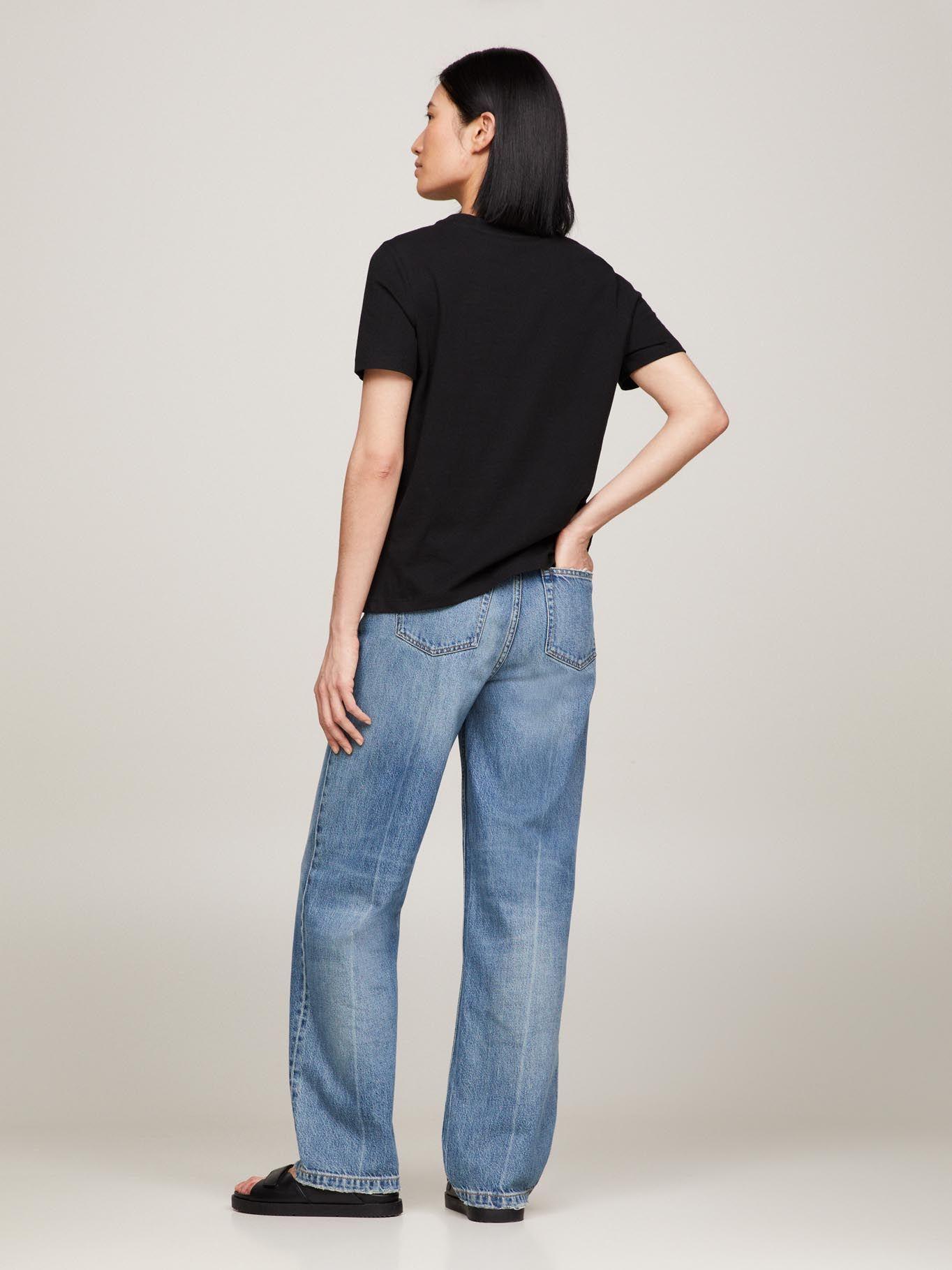 Polera Monogram Regular Fit Negro Tommy Hilfiger-2