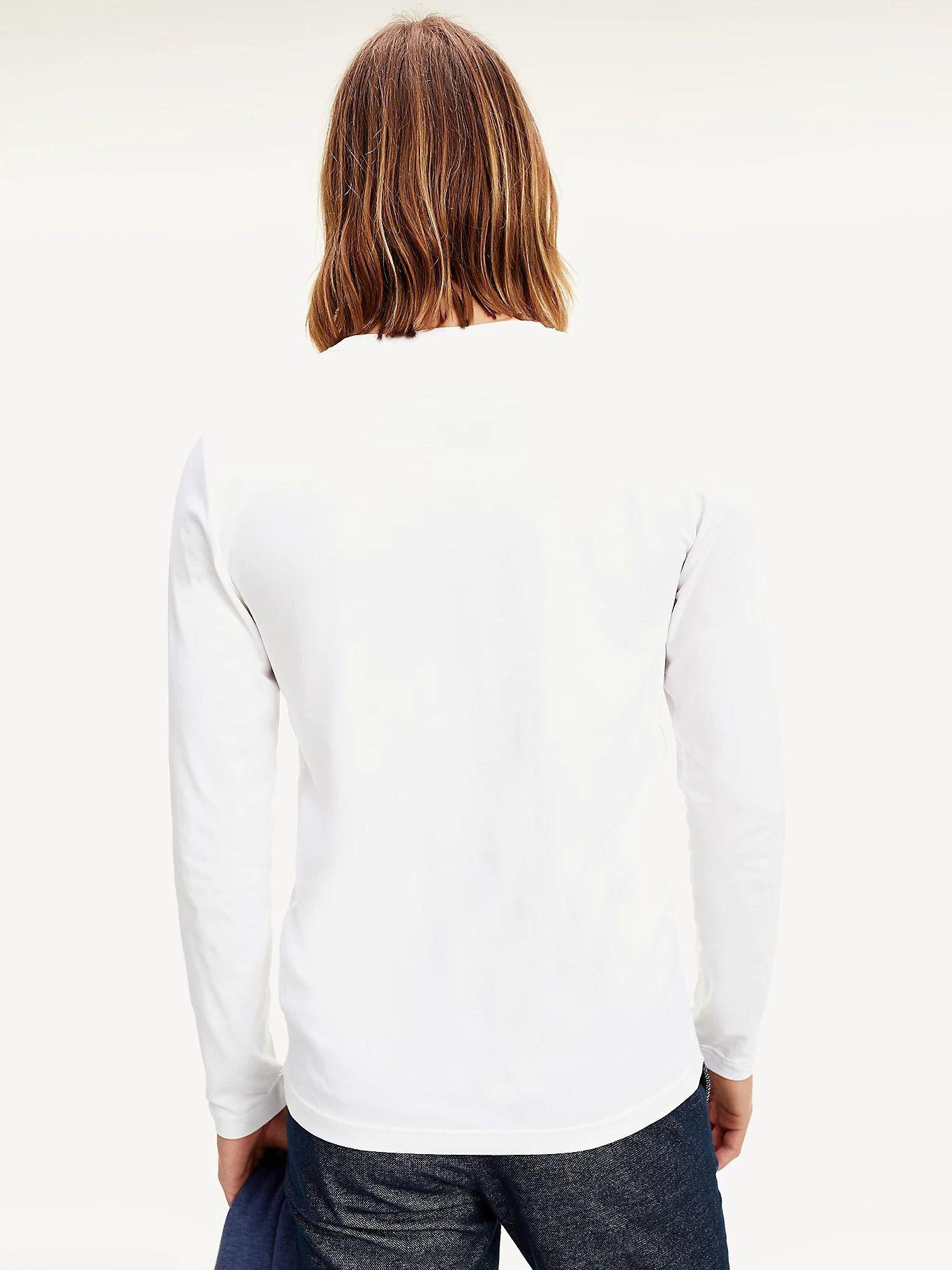 Polera Básica Slim Fit Blanco Tommy Hilfiger-1