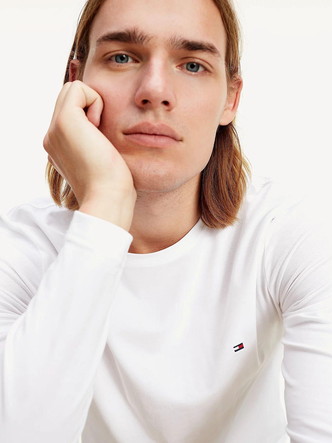 Polera Básica Slim Fit Blanco Tommy Hilfiger-2