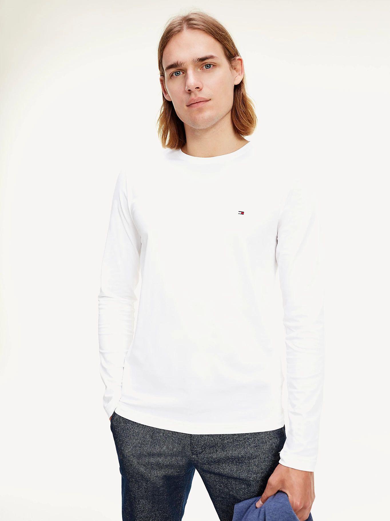 Polera Básica Slim Fit Blanco Tommy Hilfiger-0