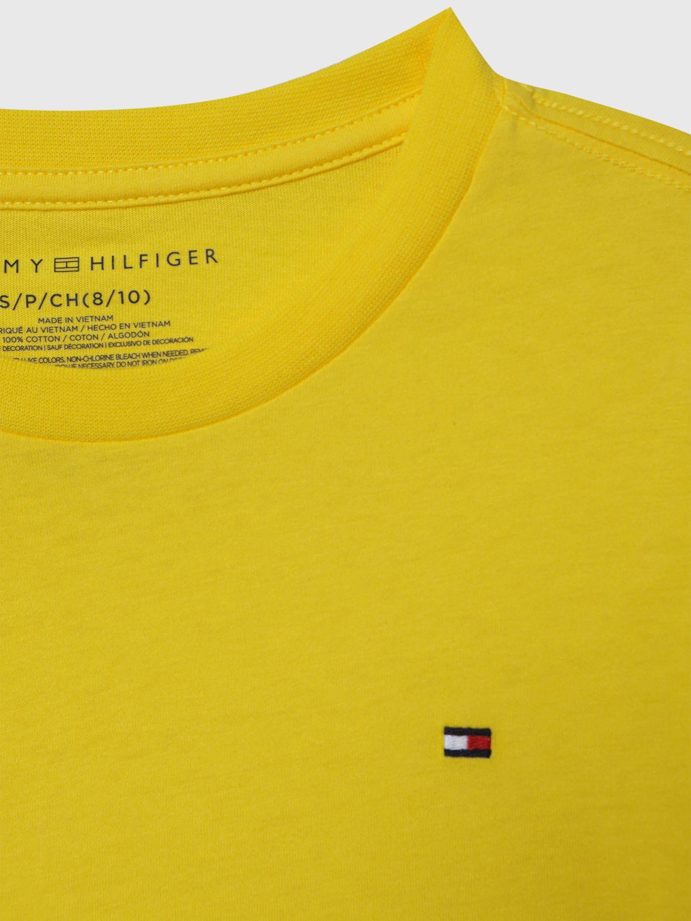 Polera Essential CNeck Amarillo Tommy Hilfiger-3