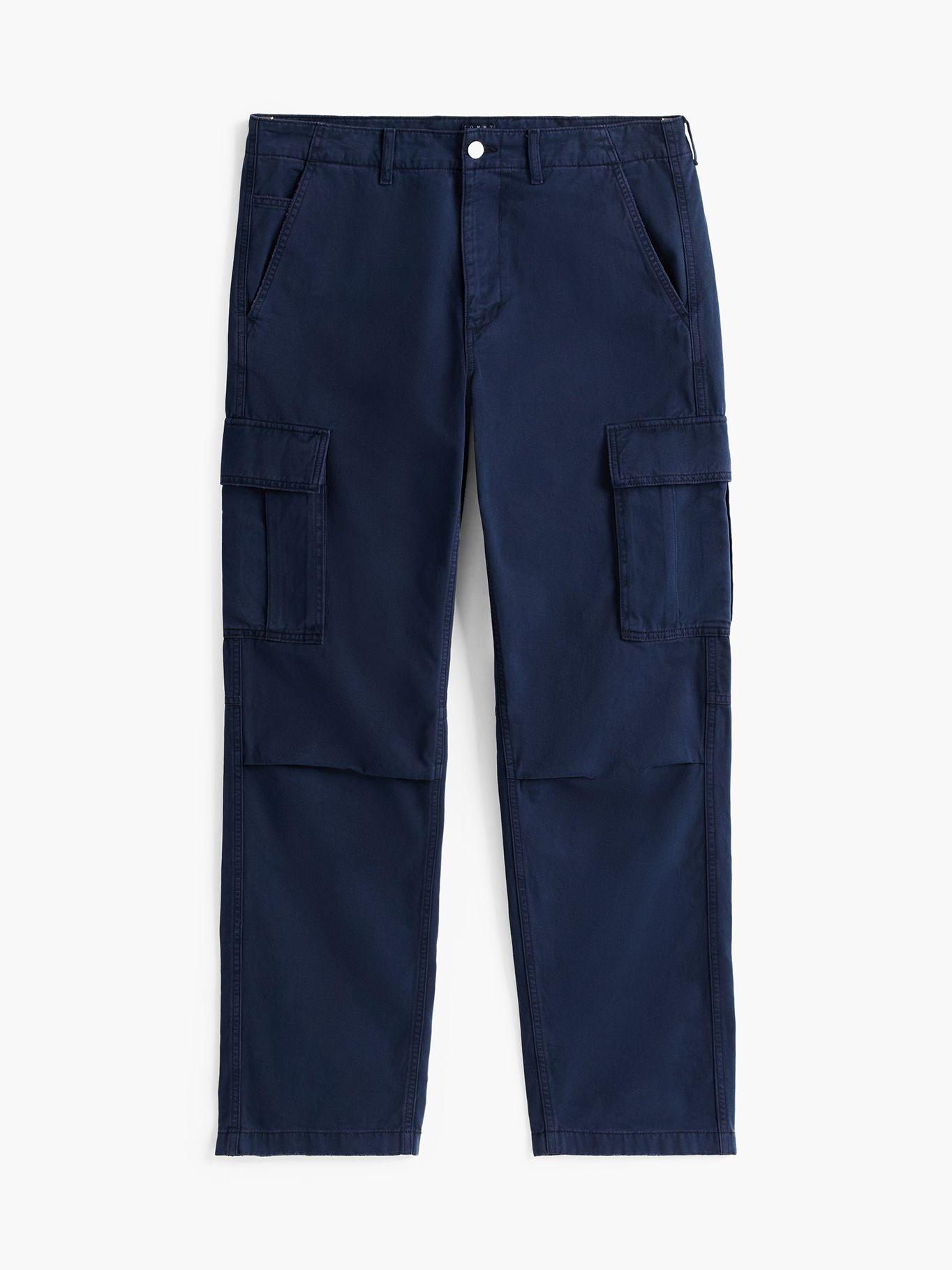Pantalón Cargo De Algodón Relaxed Fit Azul Tommy Jeans-4