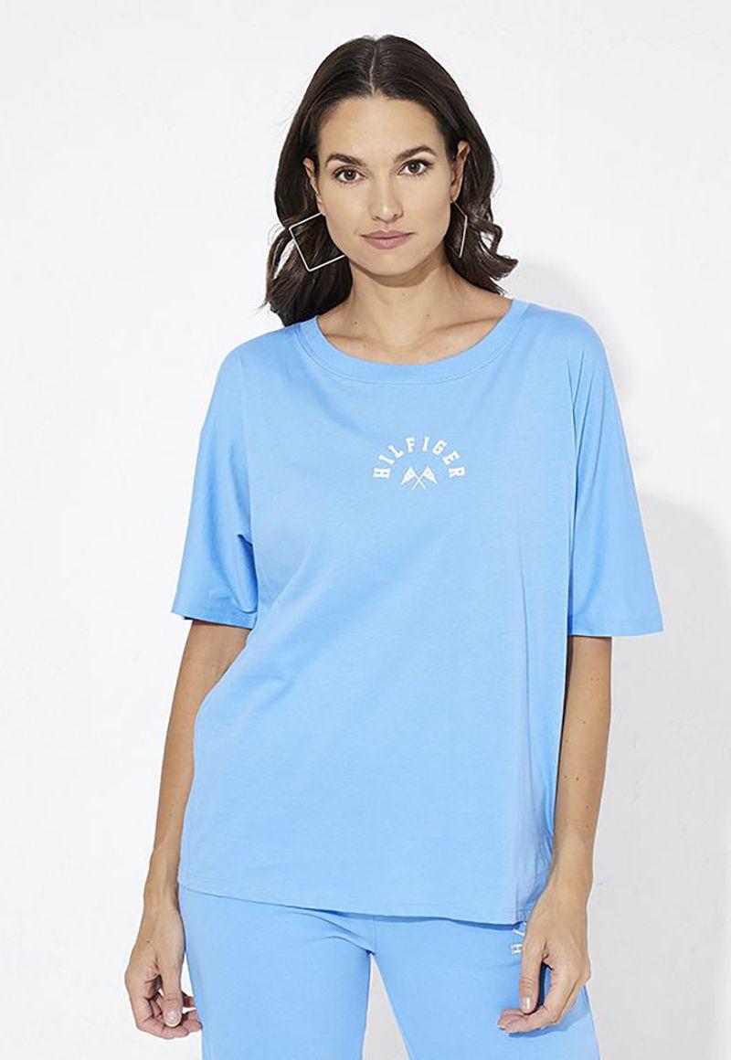 Polera Sport Relaxed Graphic Celeste Tommy Hilfiger-0