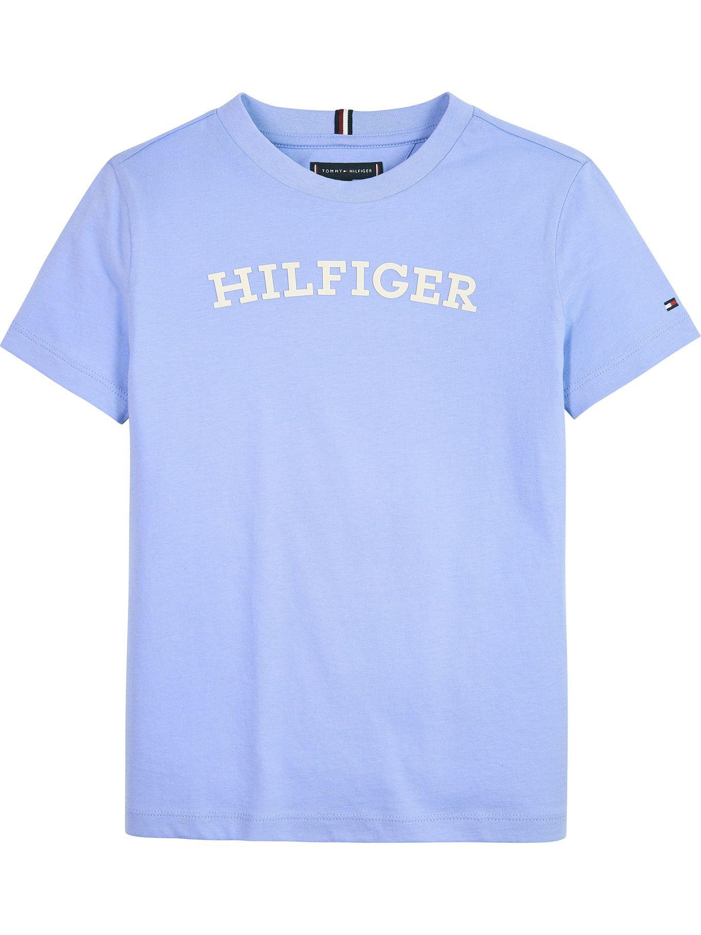 Polera Essential Arched Celeste Tommy Hilfiger-0