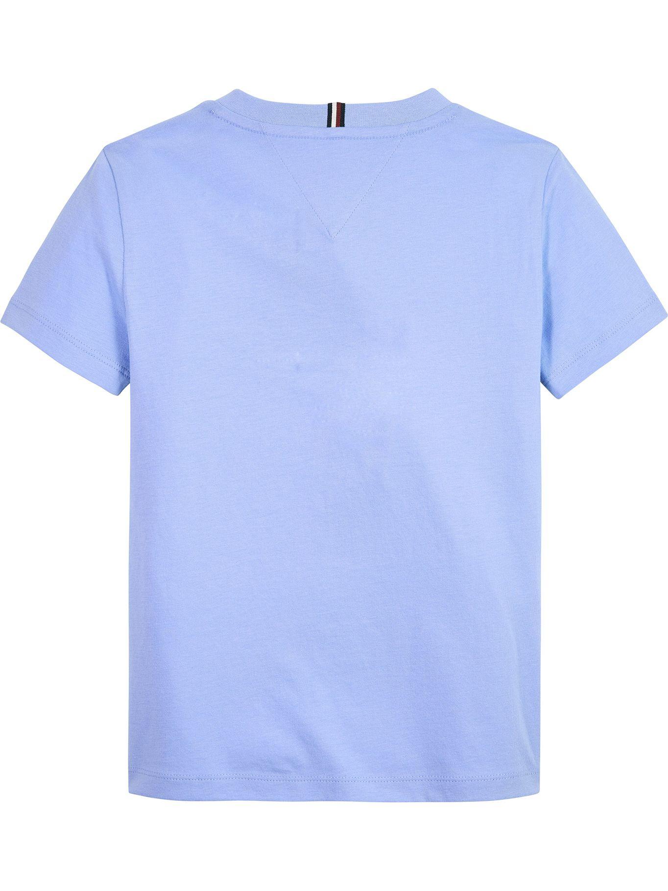 Polera Essential Arched Celeste Tommy Hilfiger-1