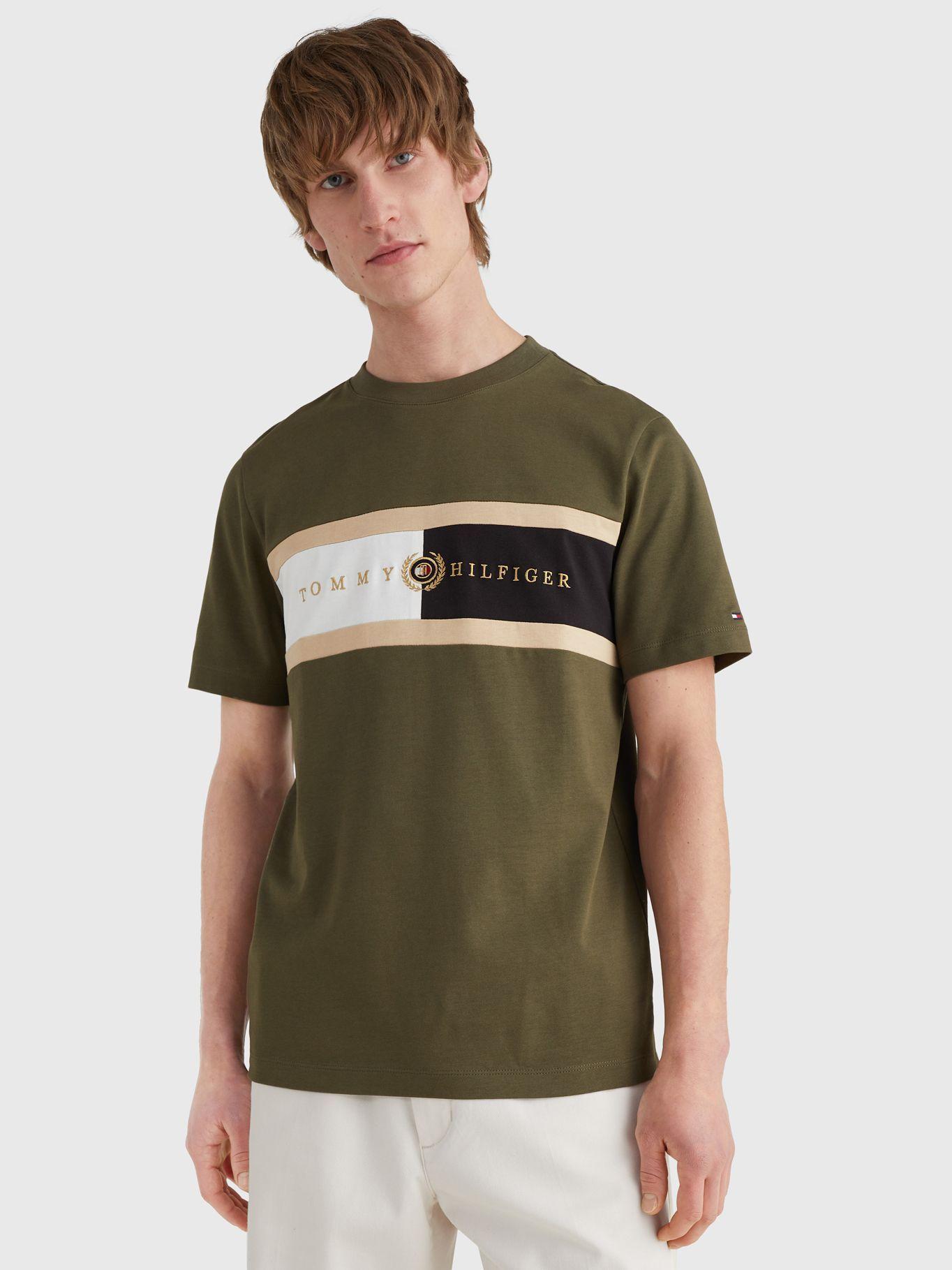 Polera Icons Crest Logo Verde Tommy Hilfiger JN2-3