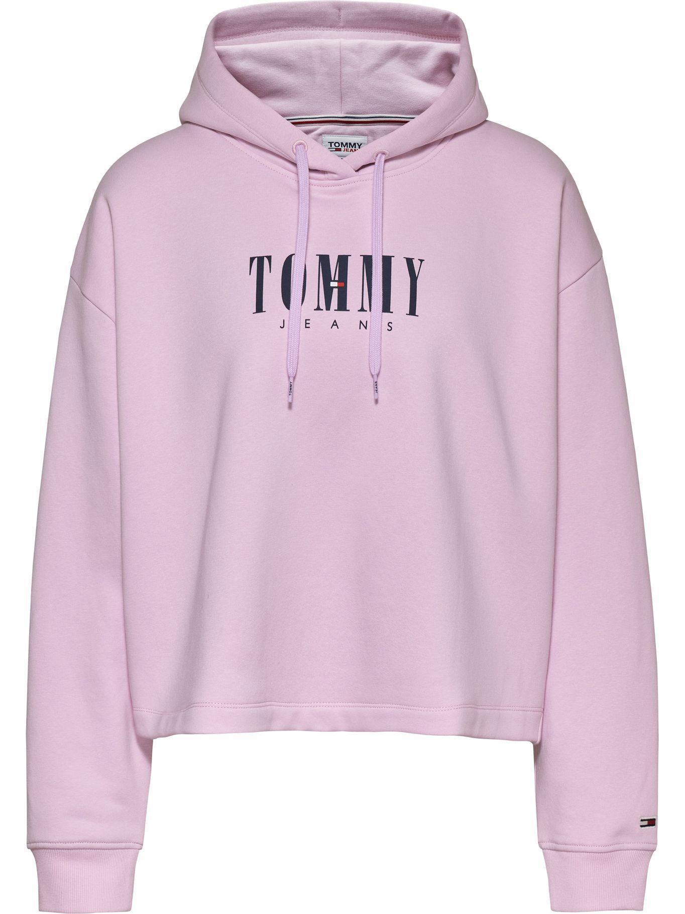 Polerón Curve Relaxed Essential Rosado Tommy Hilfiger-0