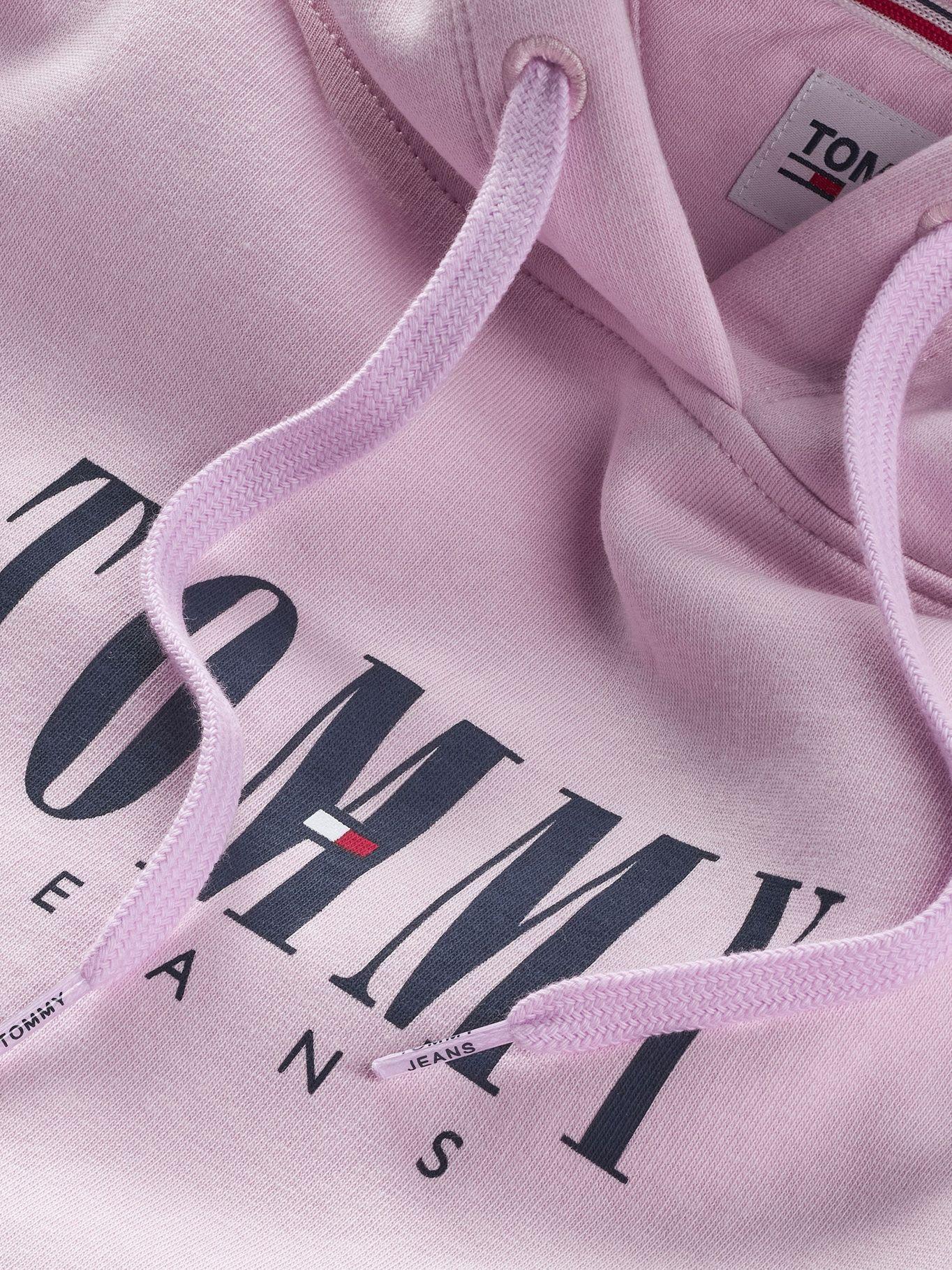 Polerón Curve Relaxed Essential Rosado Tommy Hilfiger-2