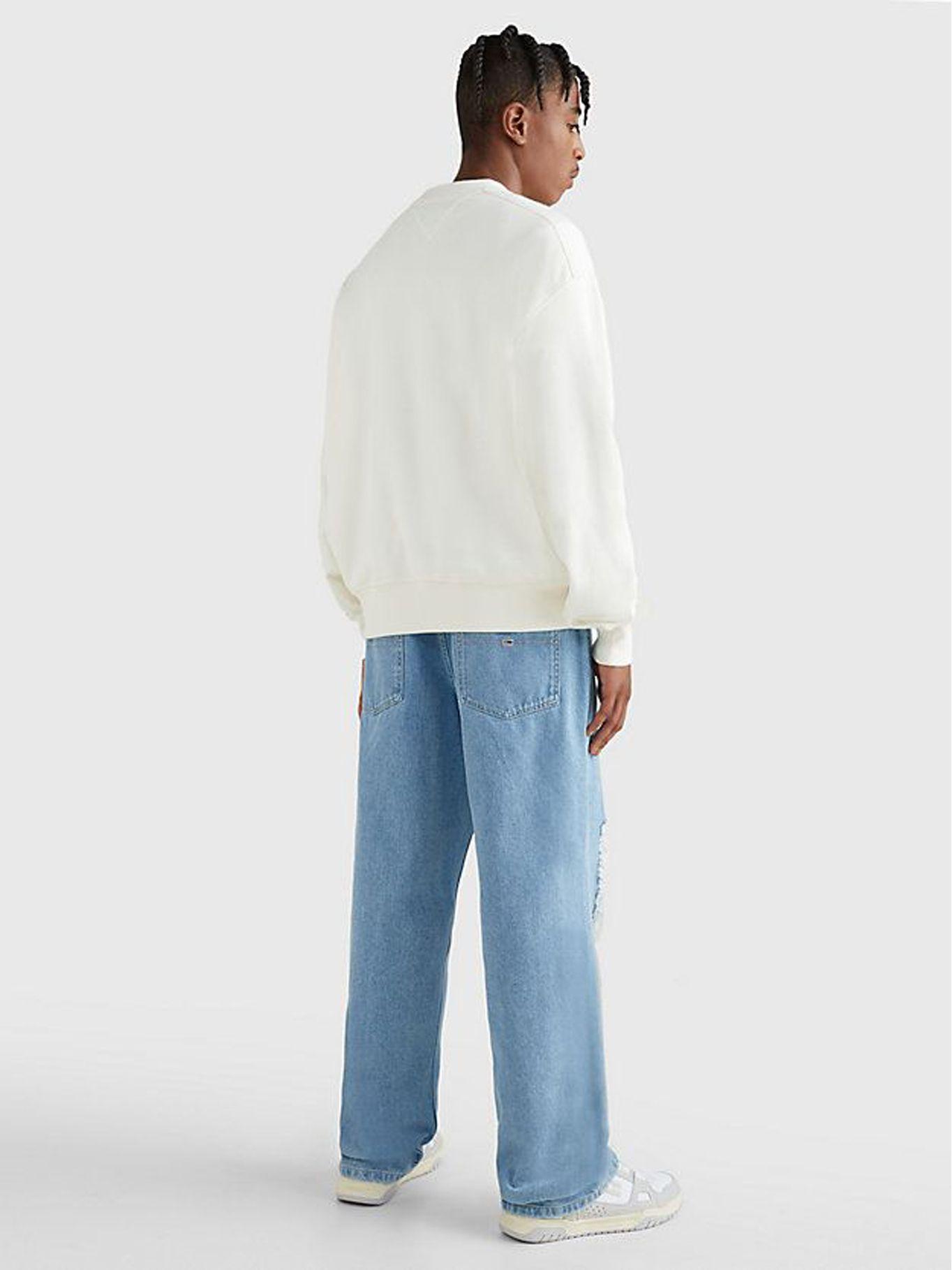Polerón Boxy Luxe Logo Blanco Tommy Jeans-2