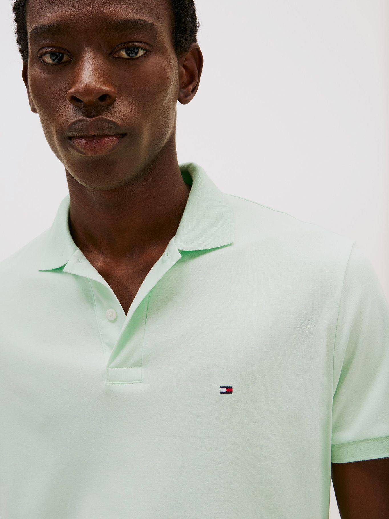 Polo Liquid Cotton Regular Fit Verde Tommy Hilfiger-3