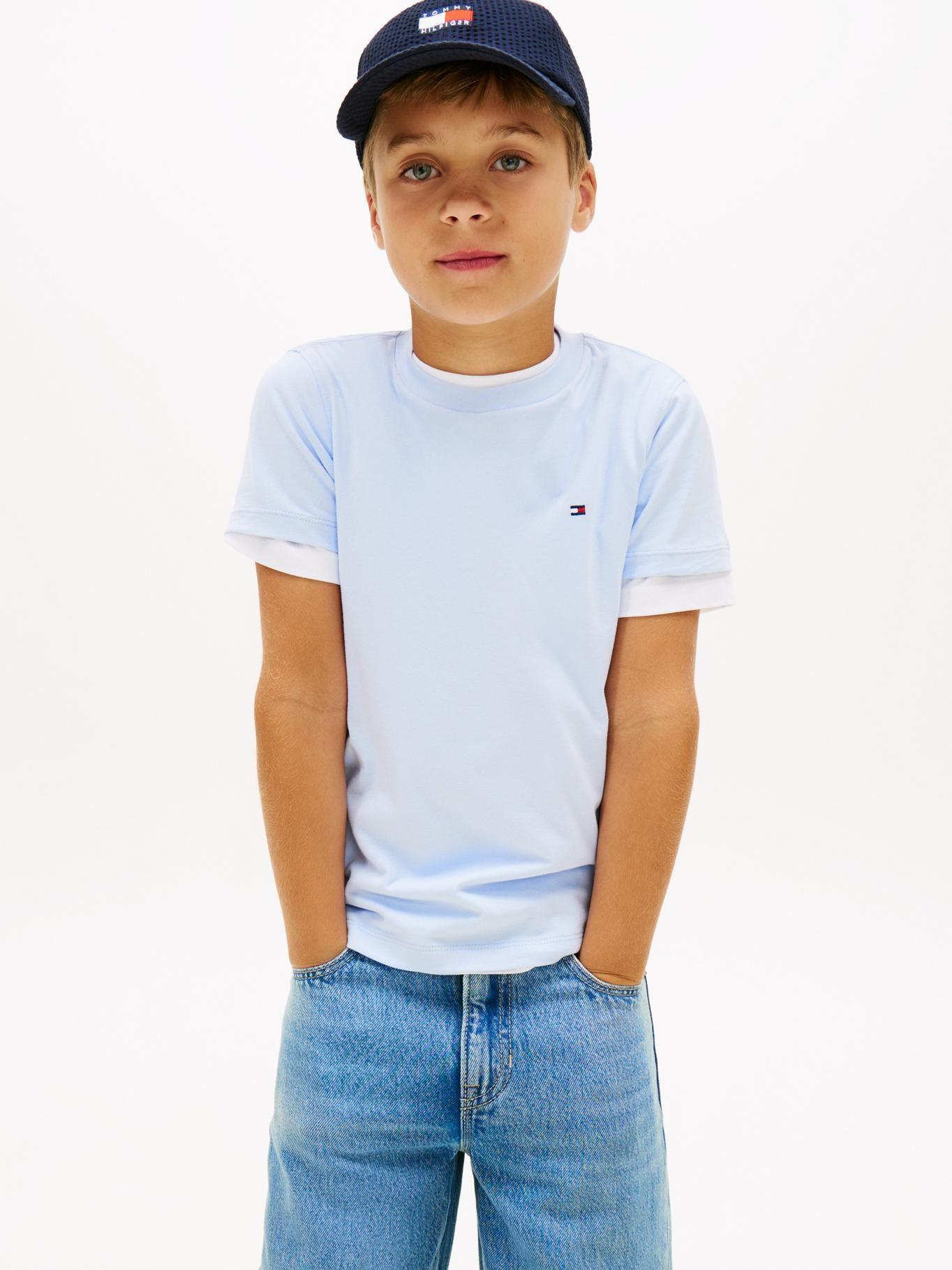 Polera De Niño Essential Cotton-0