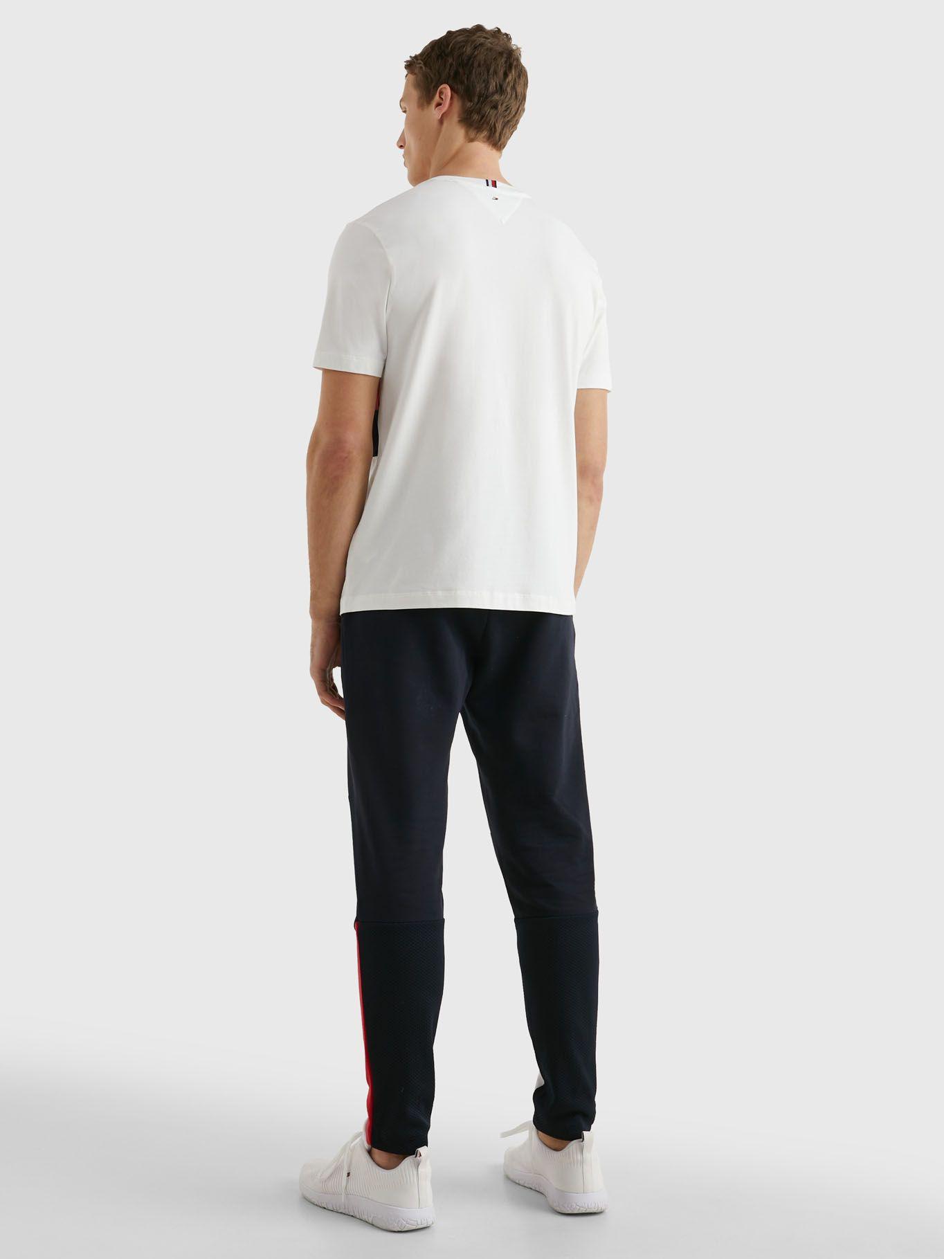 Polera Sport Color Block Blanco Tommy Hilfiger-2