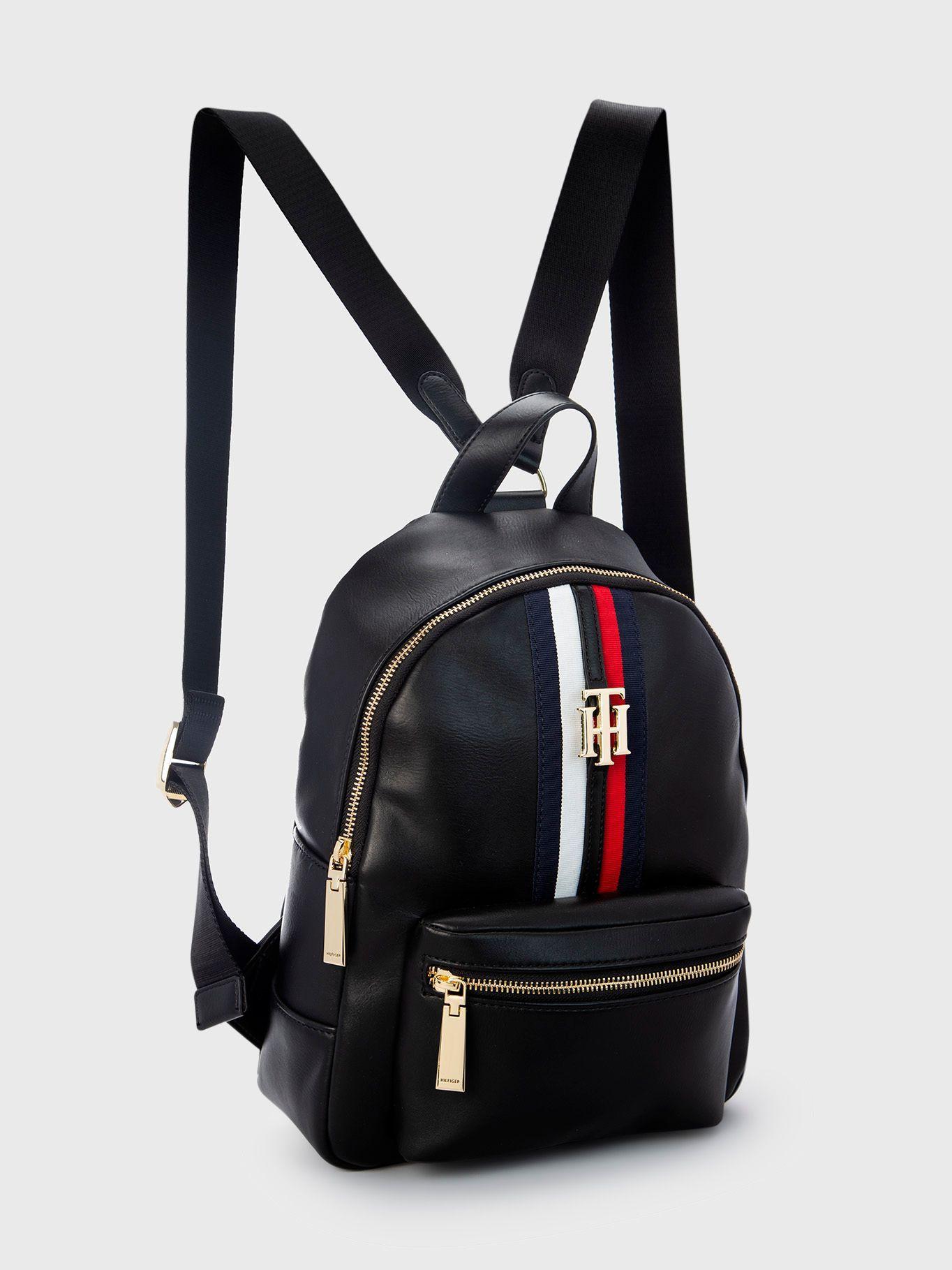 Mochila Jaden Metalic Logo Negro Tommy Hilfiger-0