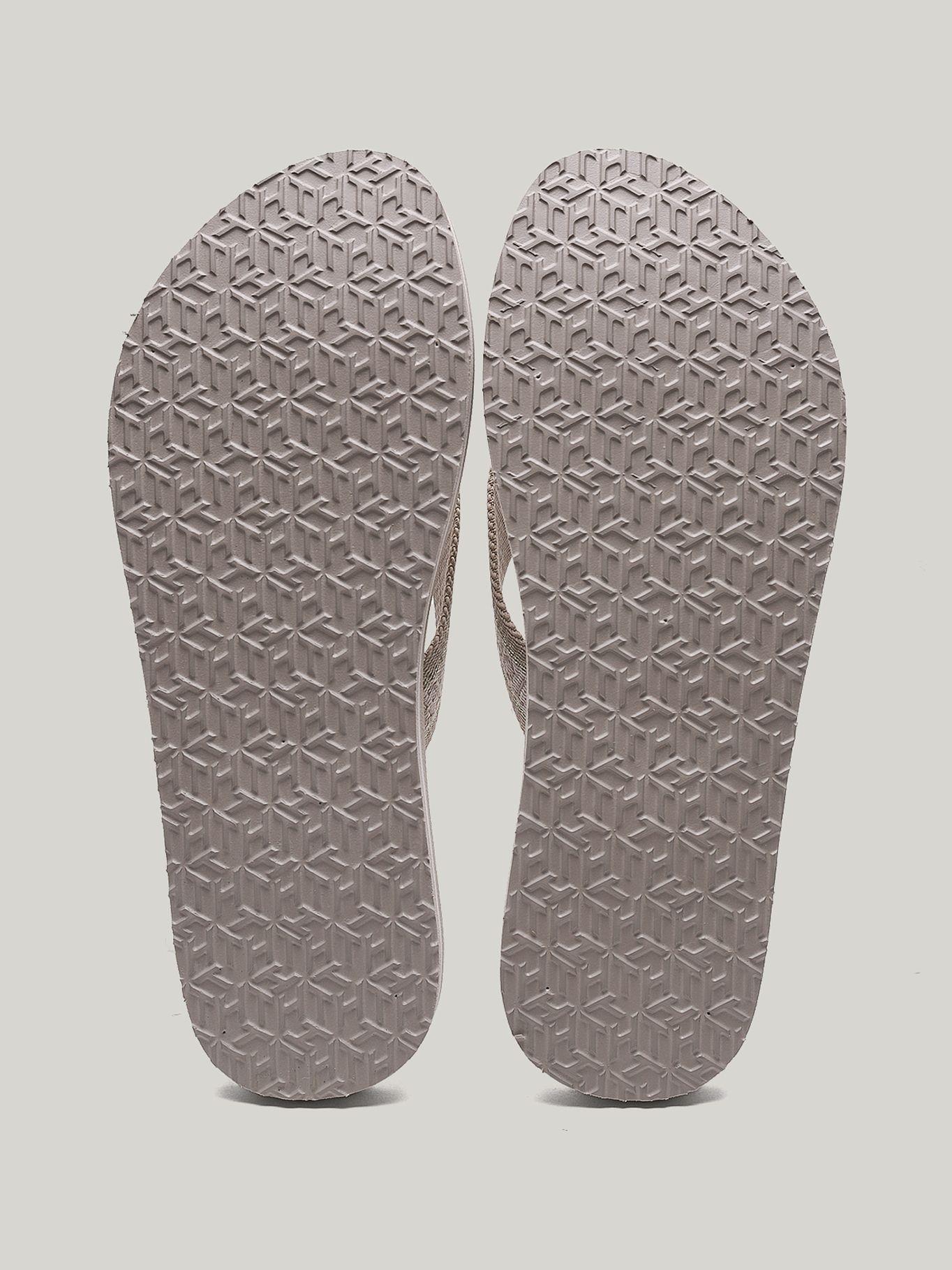 Sandalias Planas Con Logo Verde Tommy Hilfiger-3