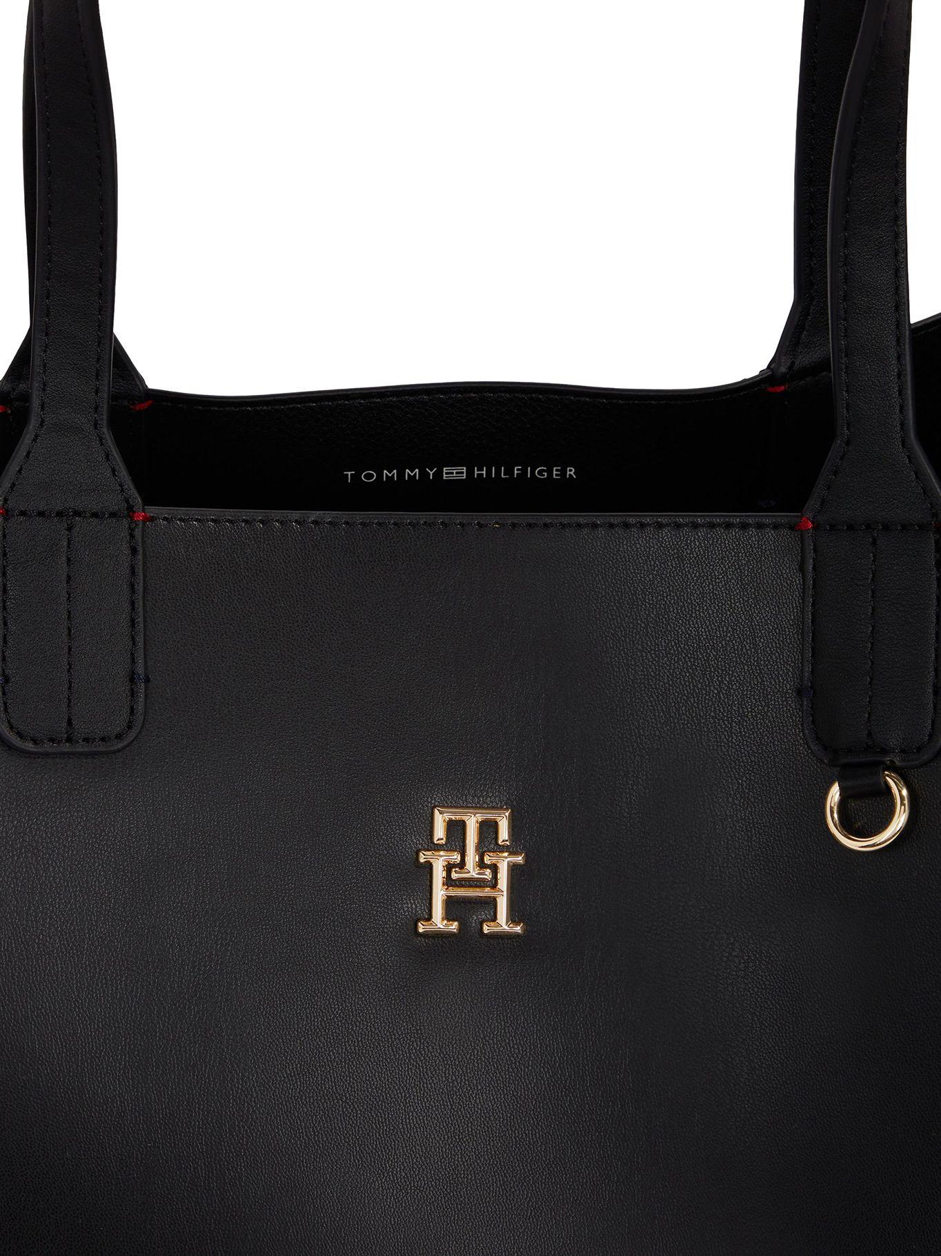 Bolso Tote Iconic Monogram Negro Tommy Hilfiger-2