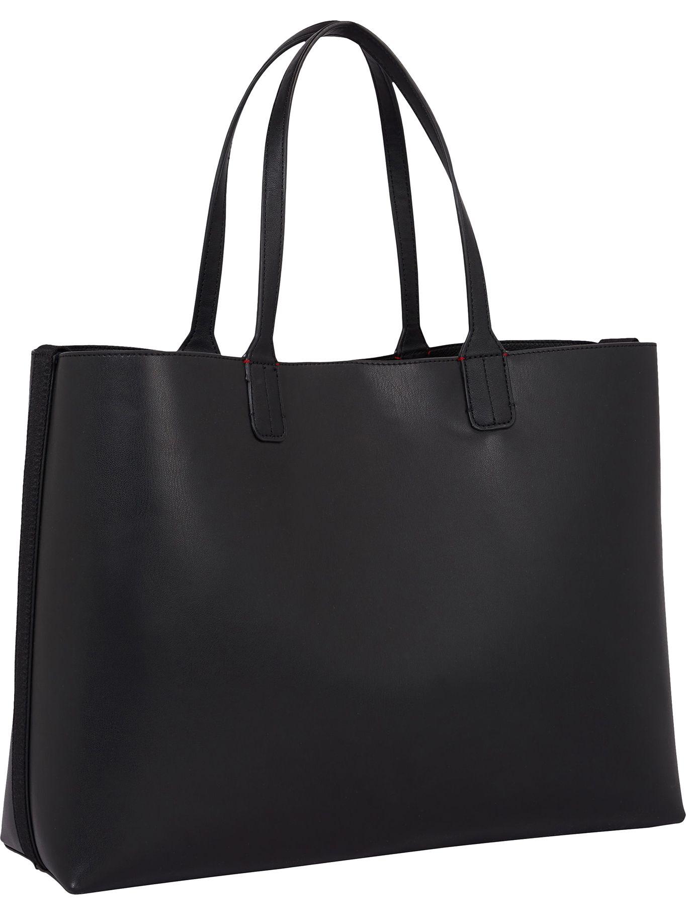 Bolso Tote Iconic Monogram Negro Tommy Hilfiger-1