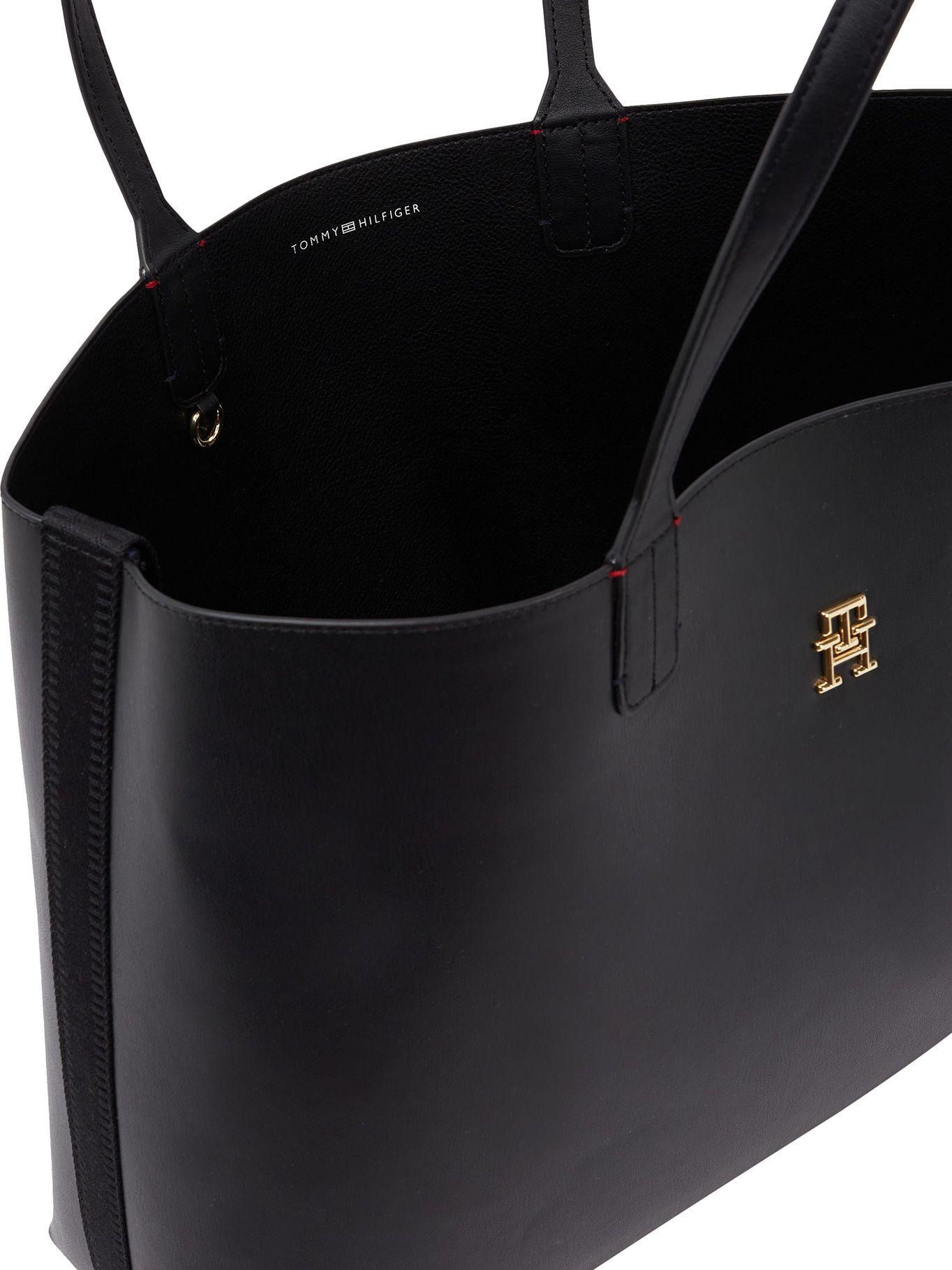 Bolso Tote Iconic Monogram Negro Tommy Hilfiger-3