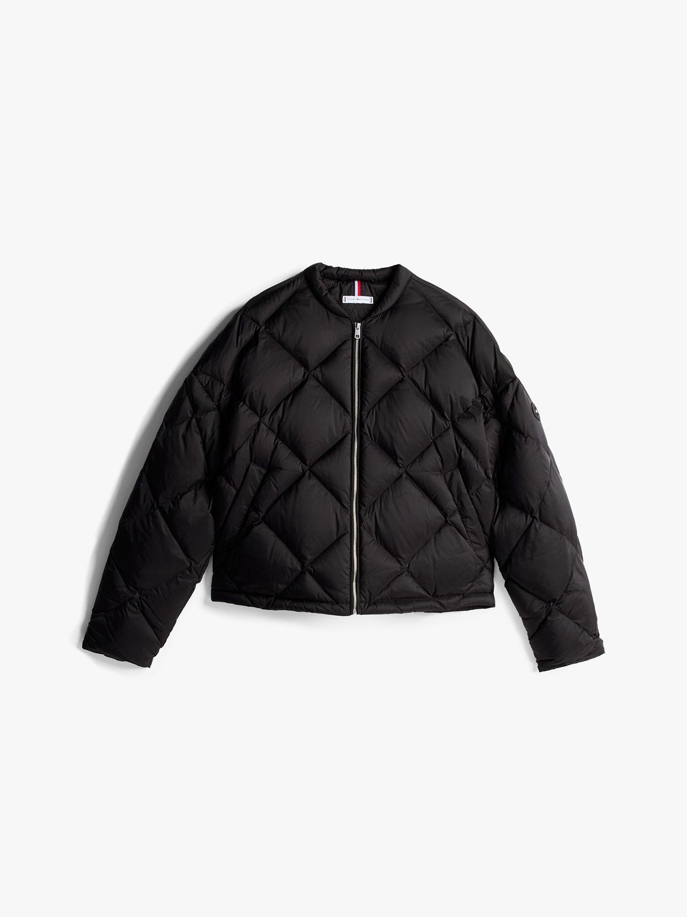 Parka Estilo Bomber Acolchada Negro Tommy Hilfiger-4