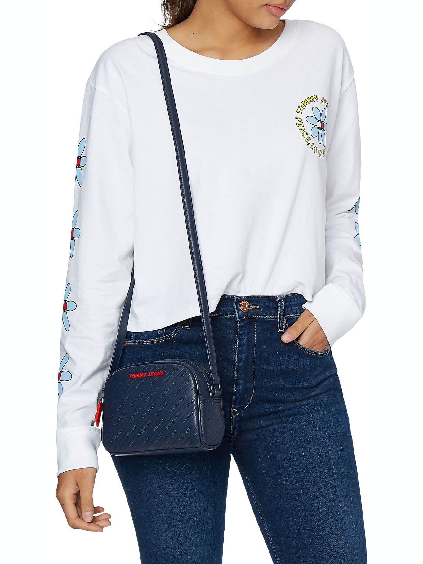 Cartera Crossover Emboss Azul Tommy Hilfiger JN2-2