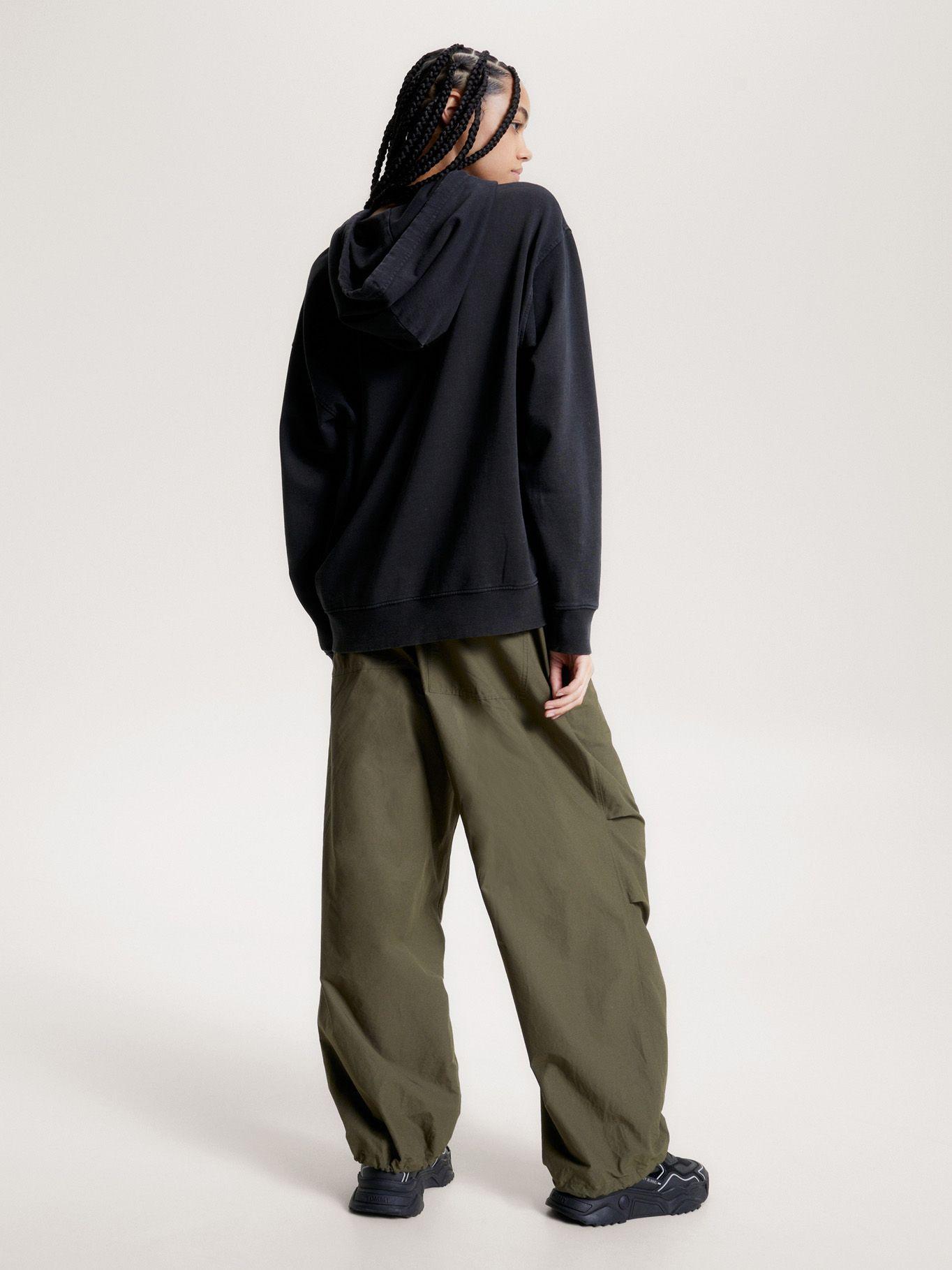 Polerón Hoodie Varsity Relaxed Negro Tommy Jeans-2