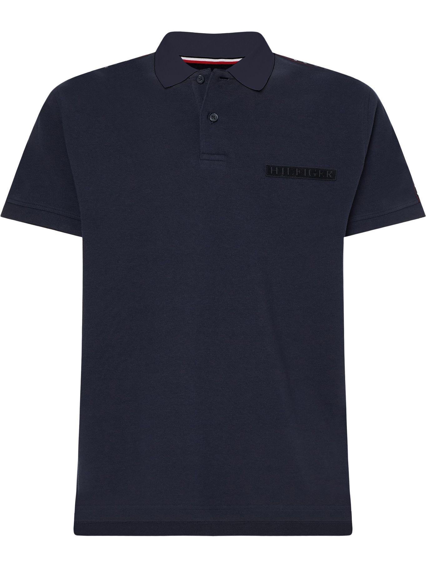 Polo Logo Bordado Azul Tommy Hilfiger MY2-0